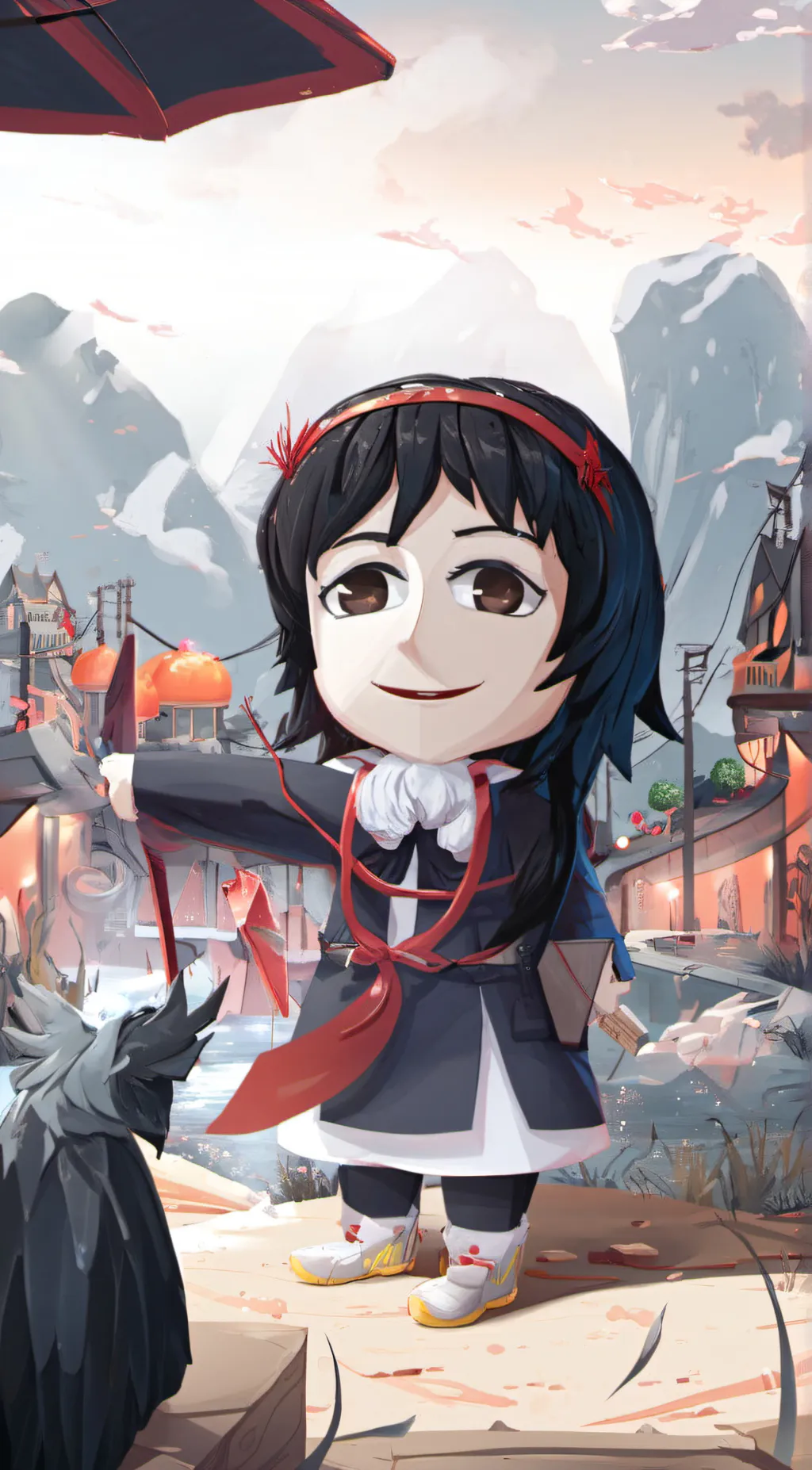 ai character: Pookie Roblox  background