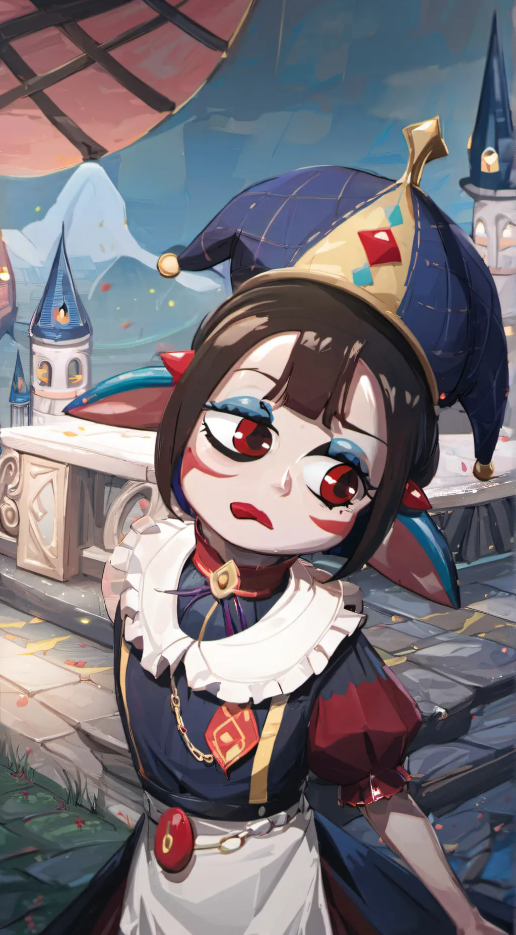 ai character: pomni background