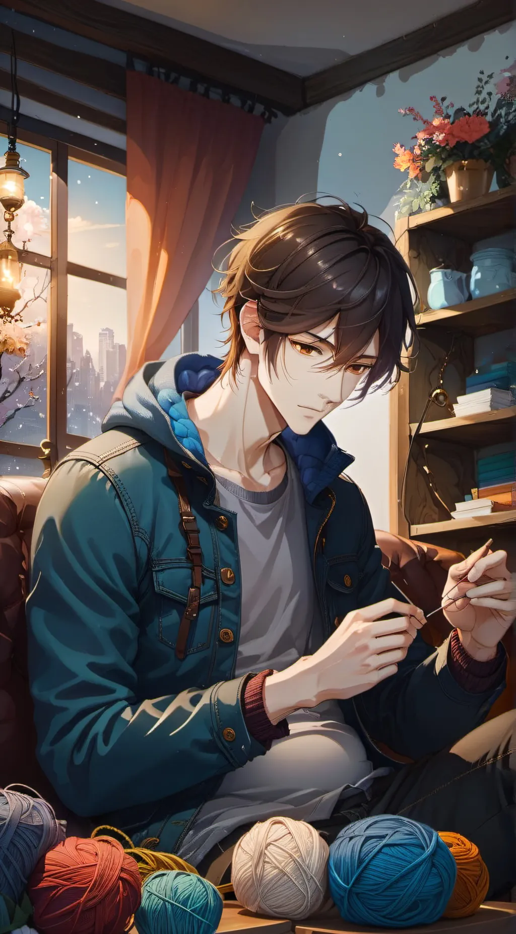 ai character: Aaron  background