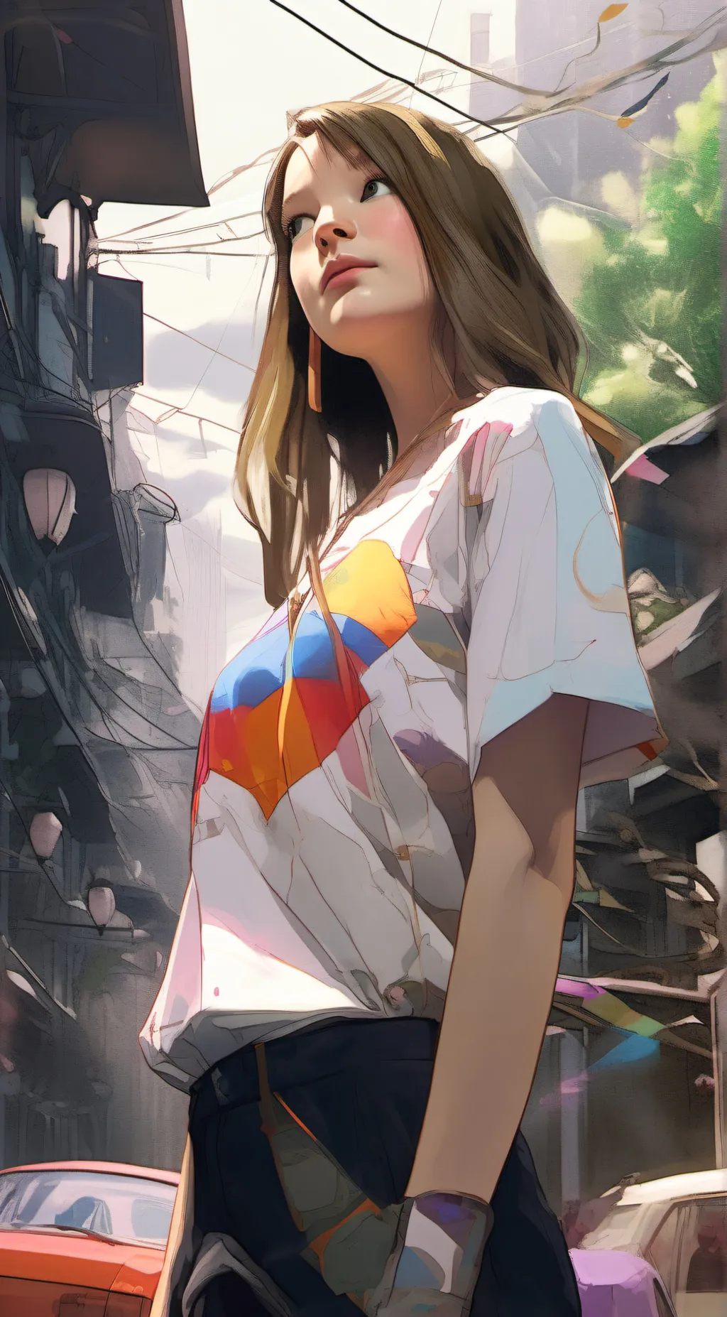 ai character: Alex grace martin background