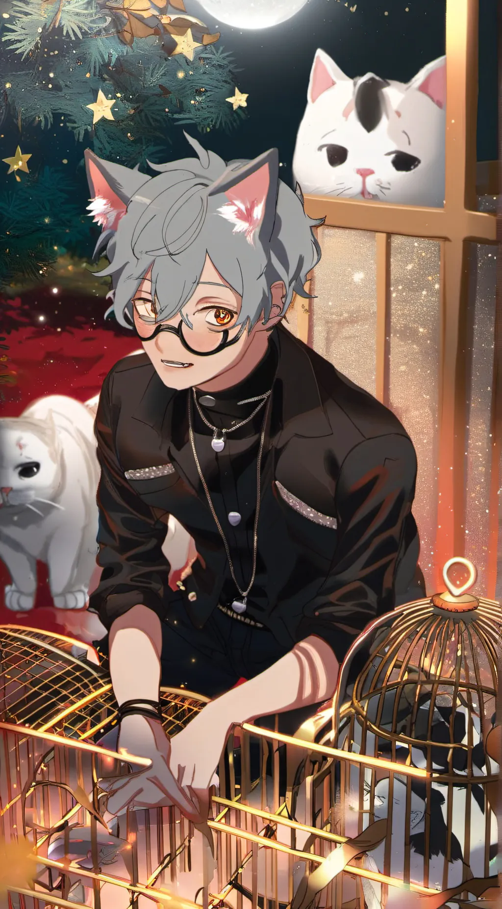 ai character: Aaron  background