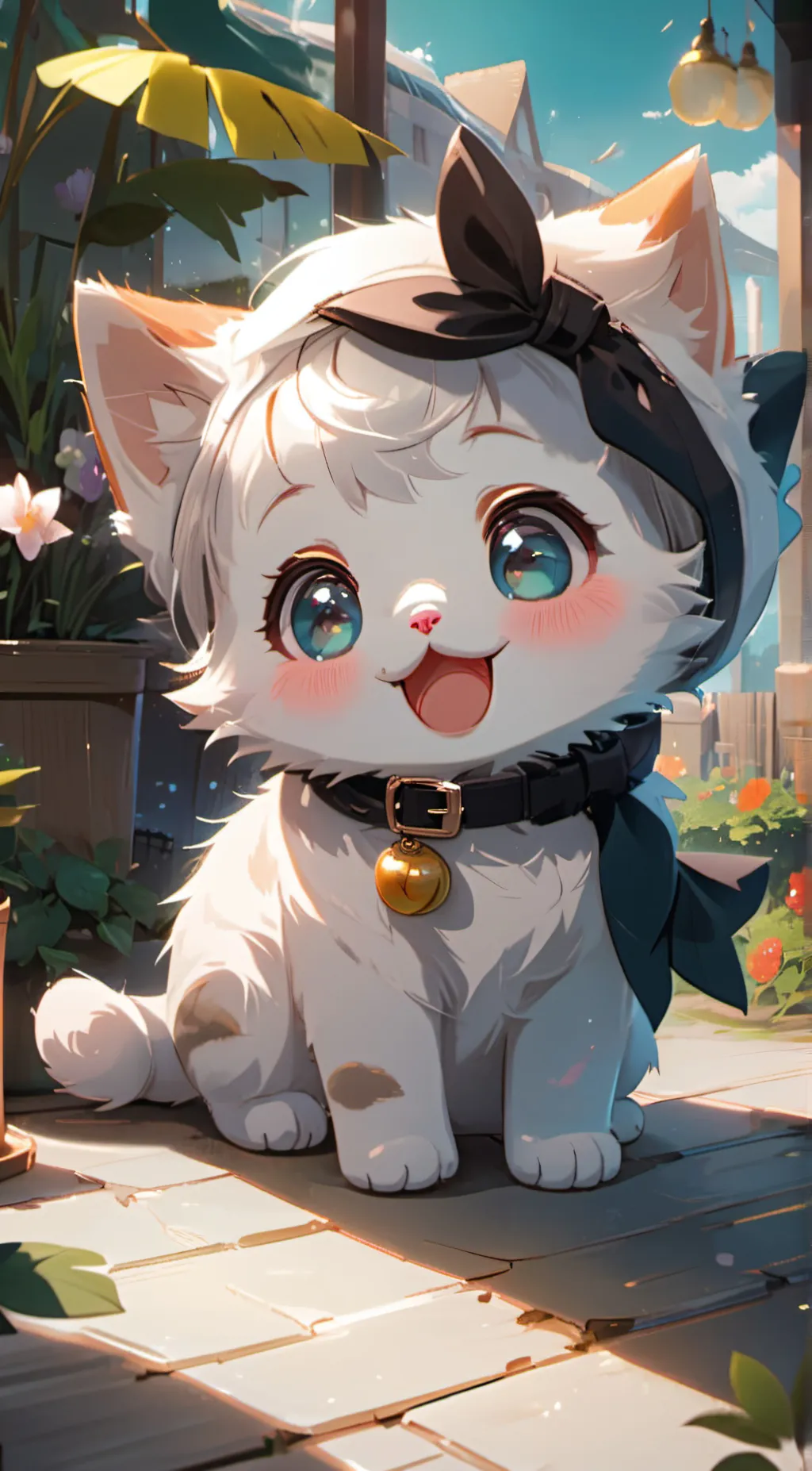 ai character: cat background