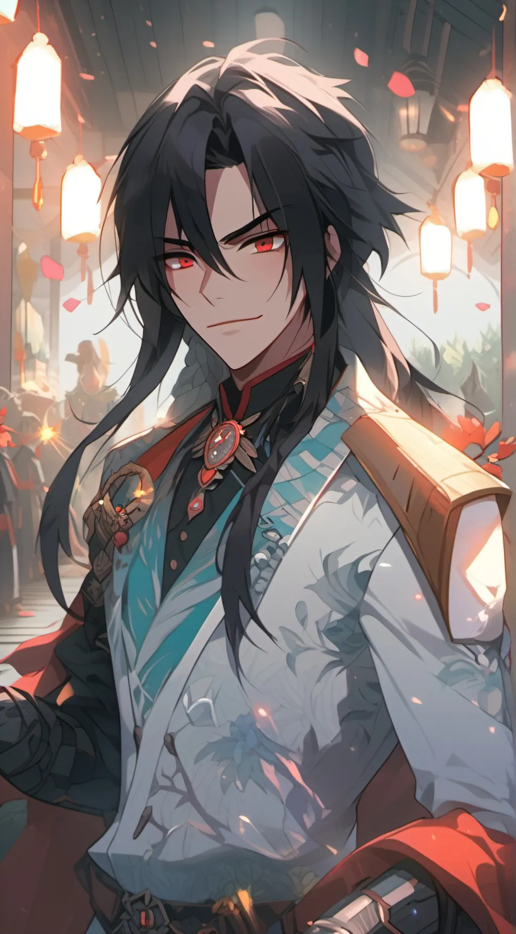 ai character: Lucifer .M background