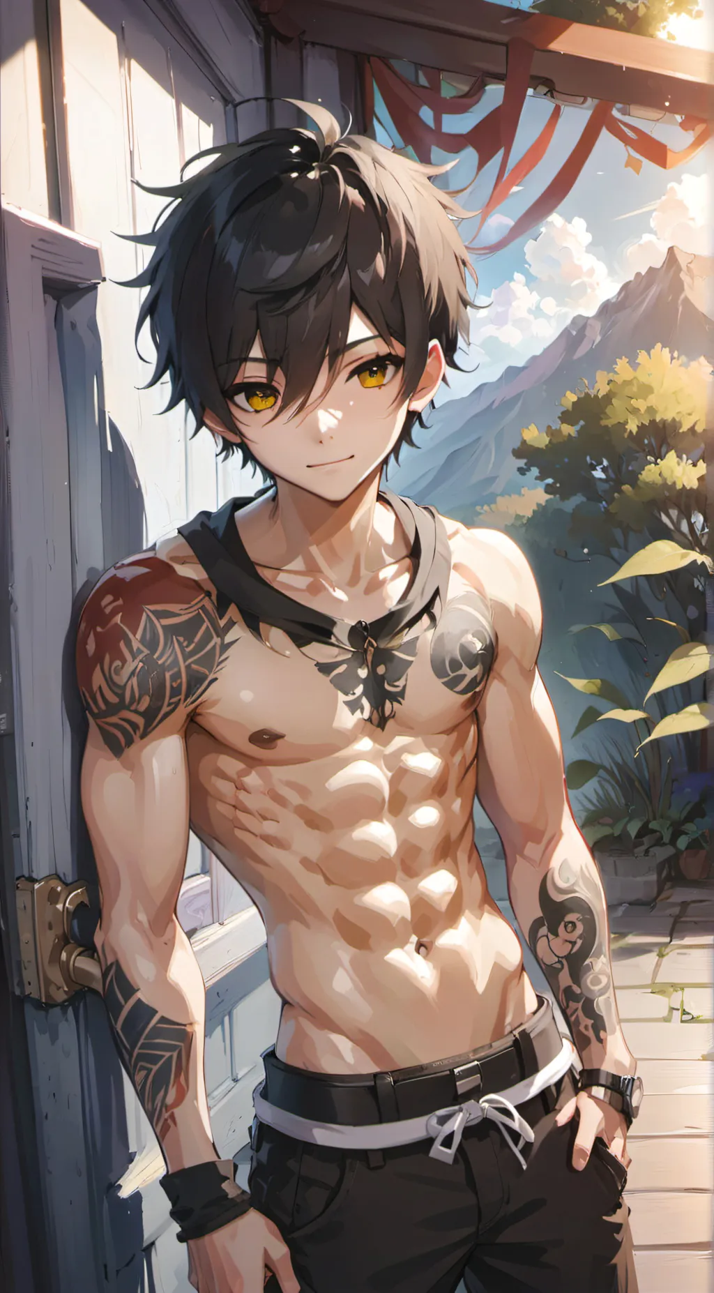 ai character: Blake Stoink background