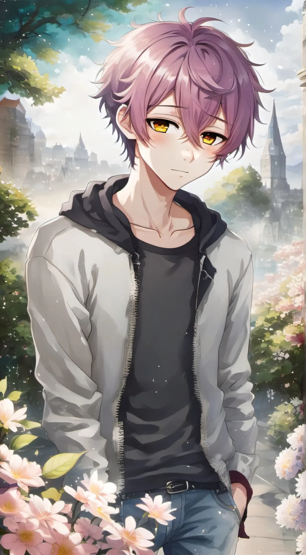 ai character: Mono background