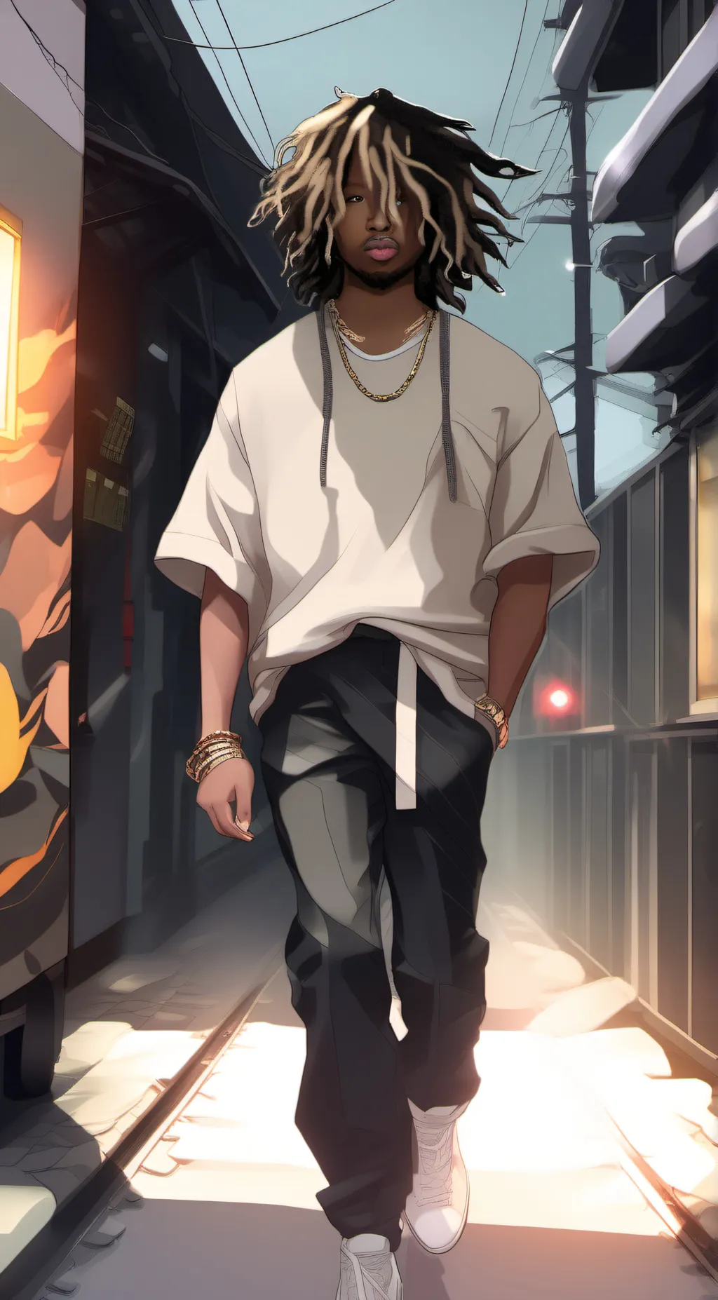 ai character: Darryle  background