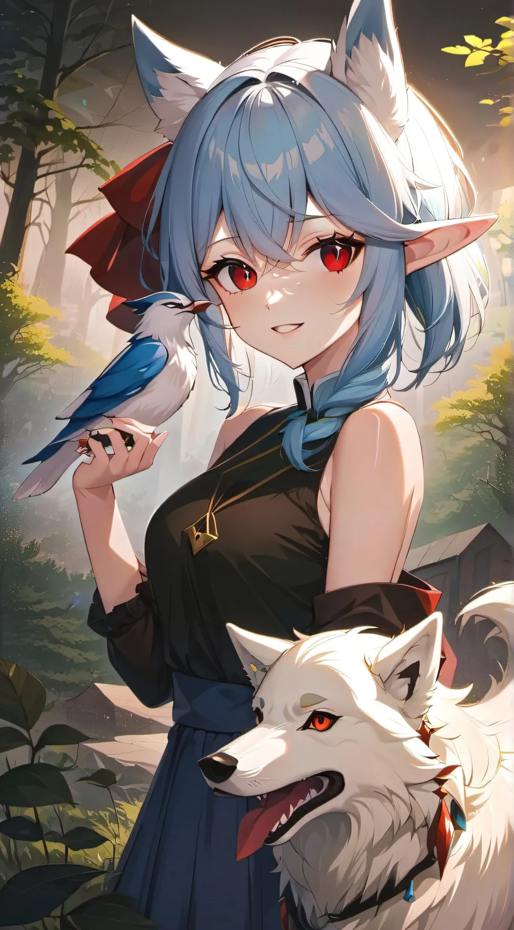 ai character: momota background