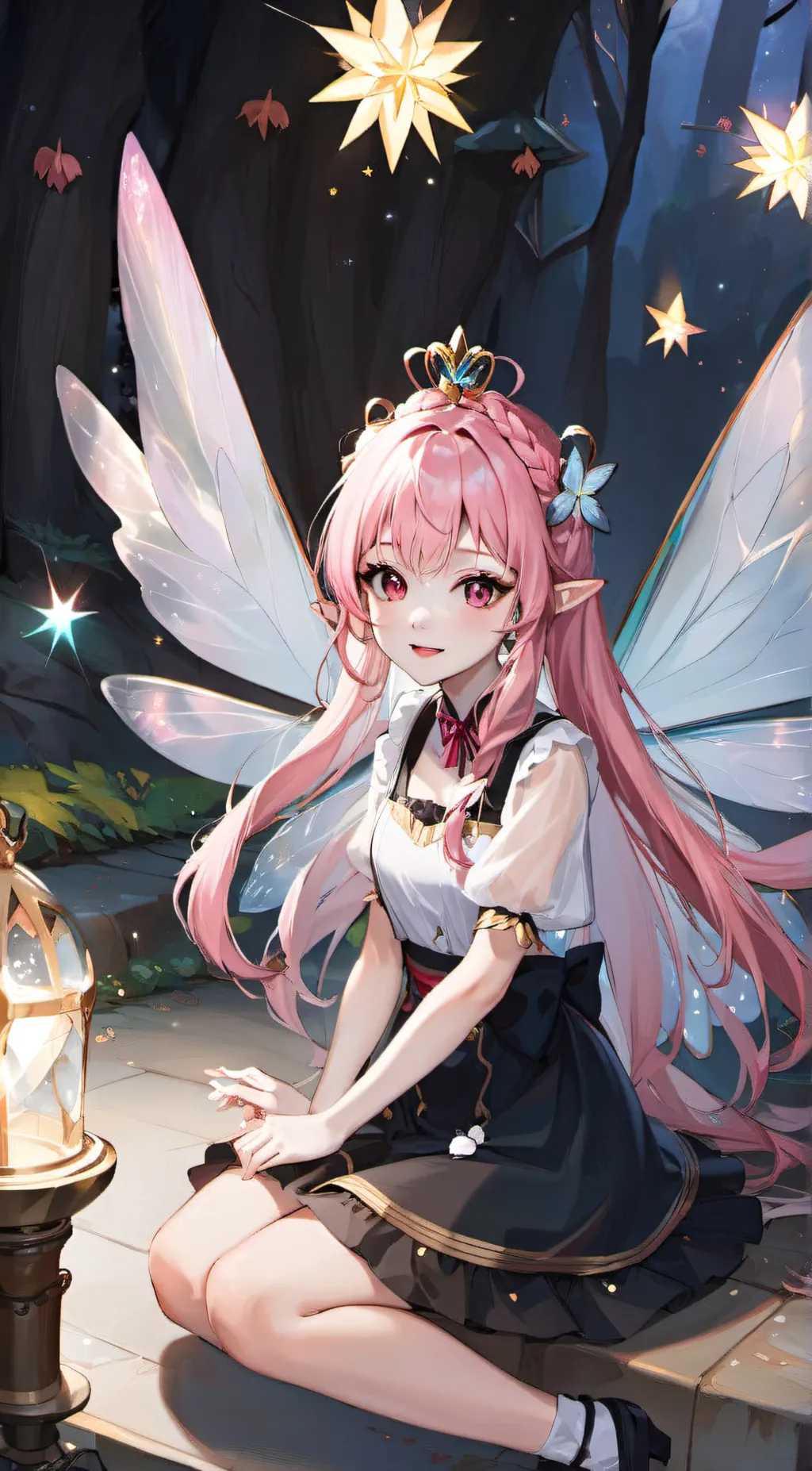 ai character: Star  background