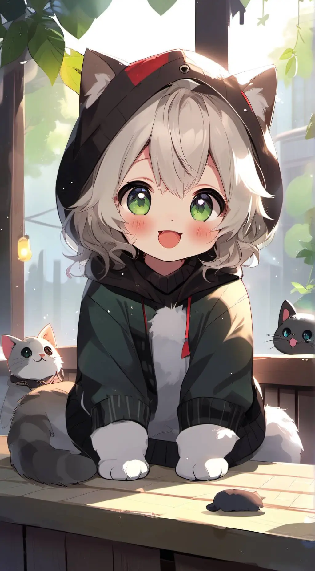 ai character: lil bubbles background