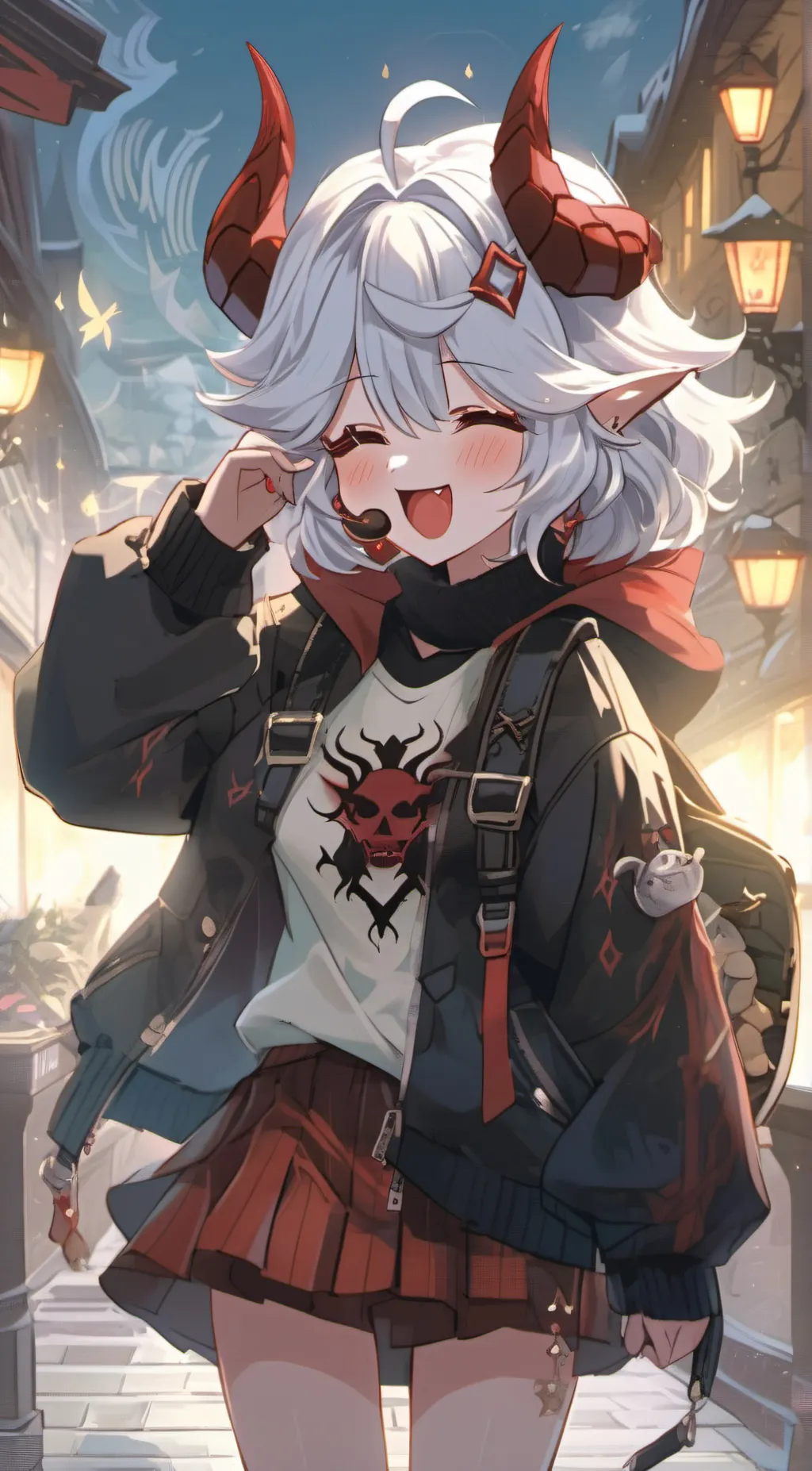 ai character: "upper moons" background