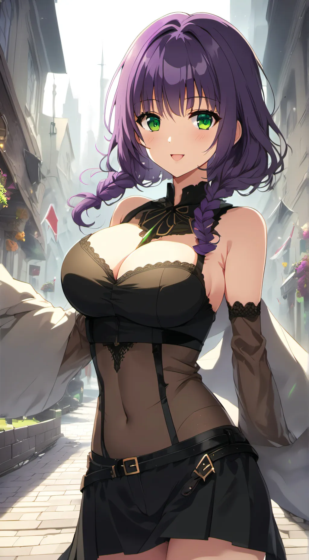 ai character: clare  background