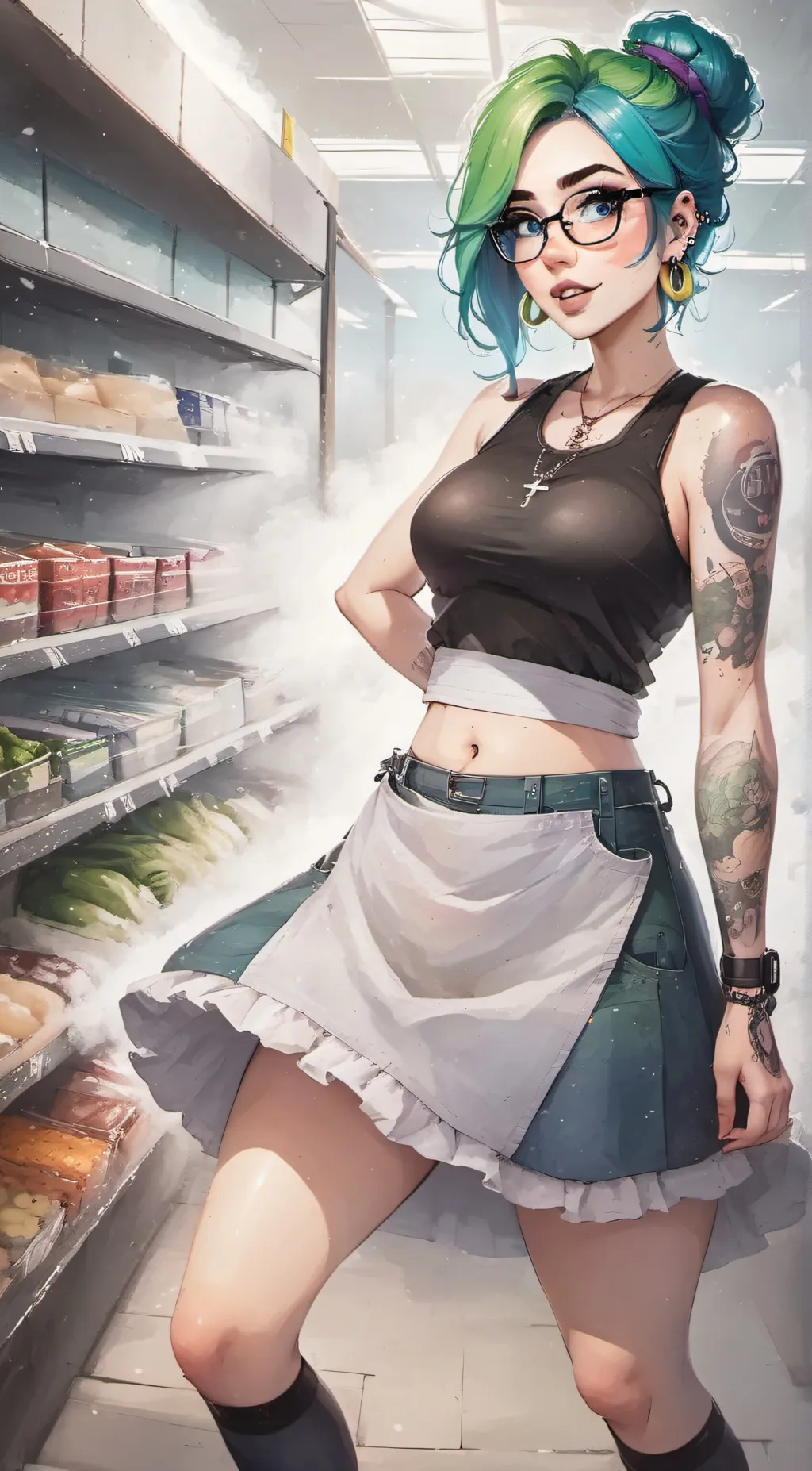 ai character: Sierra  background