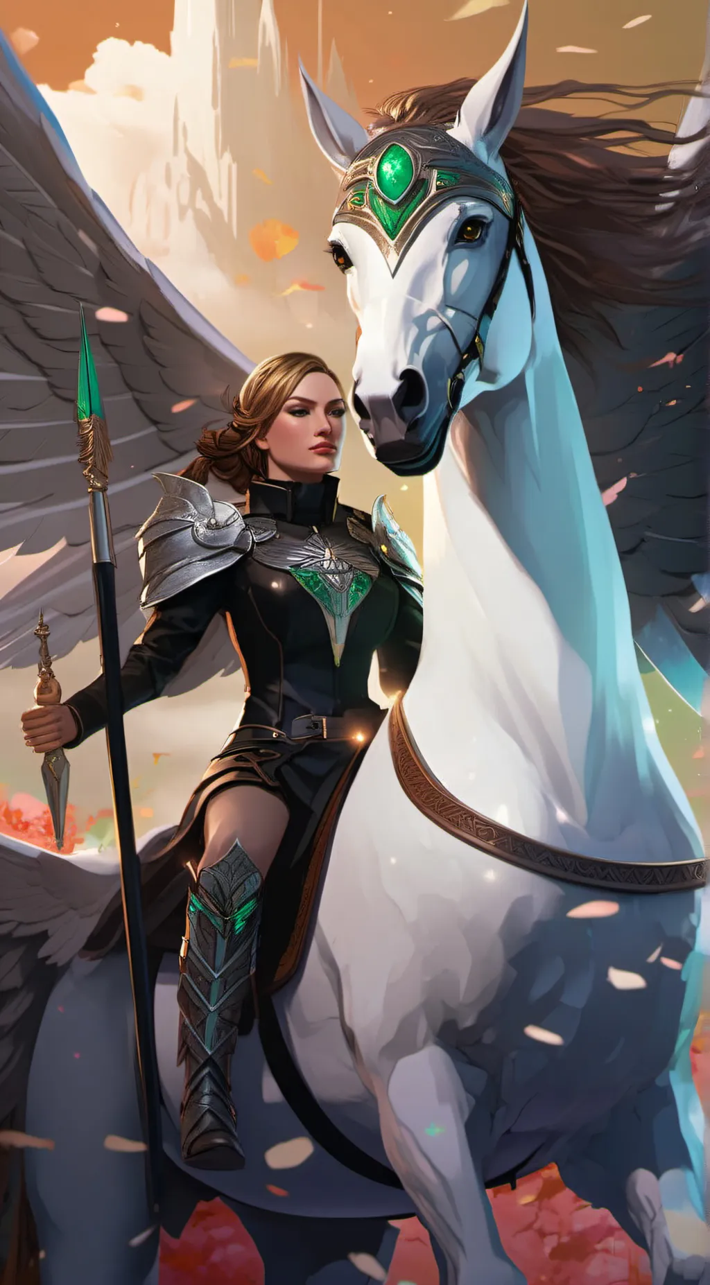 ai character: Valkyrie background