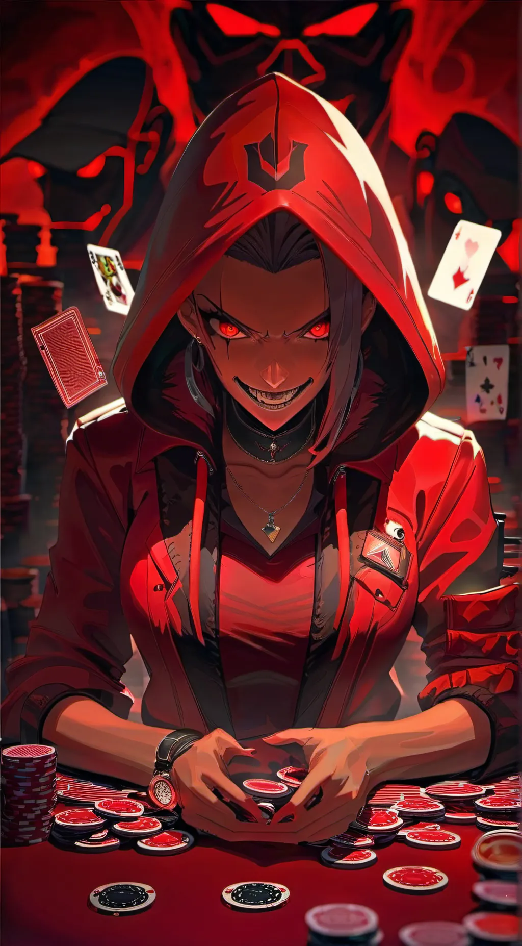 ai character: 🔥Shoaku Akumu🔥 background