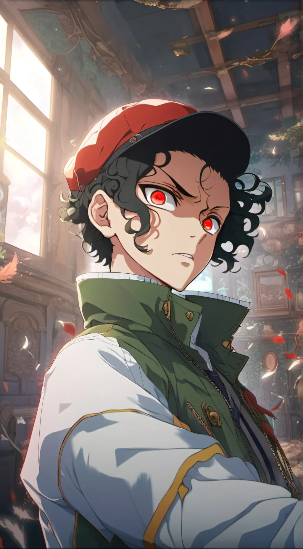 ai character: muzan background