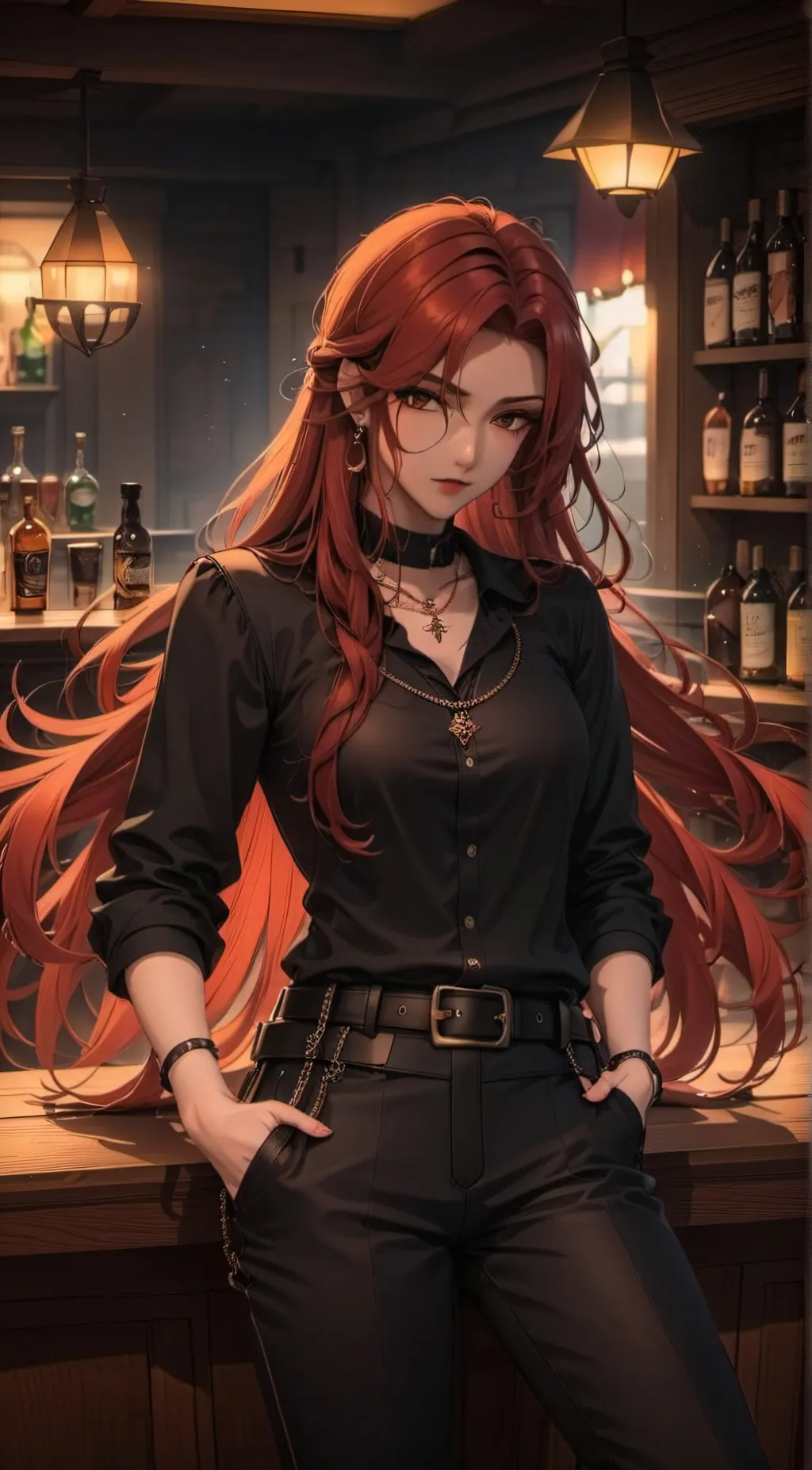 ai character: Melody background