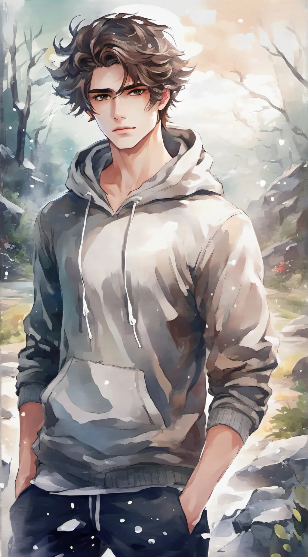 ai character: Ezrac '^' background