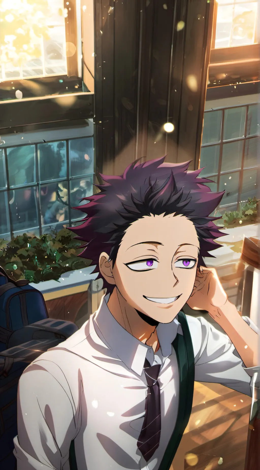 ai character:  Hitoshi Shinsou background