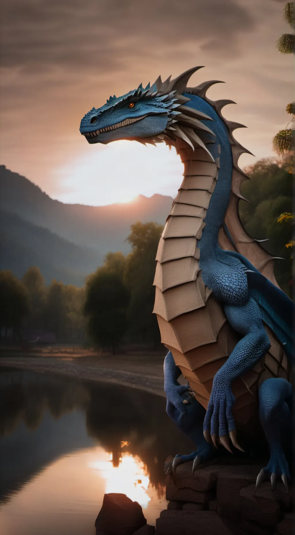 ai character: ~|÷Blue, Claw÷|~ background