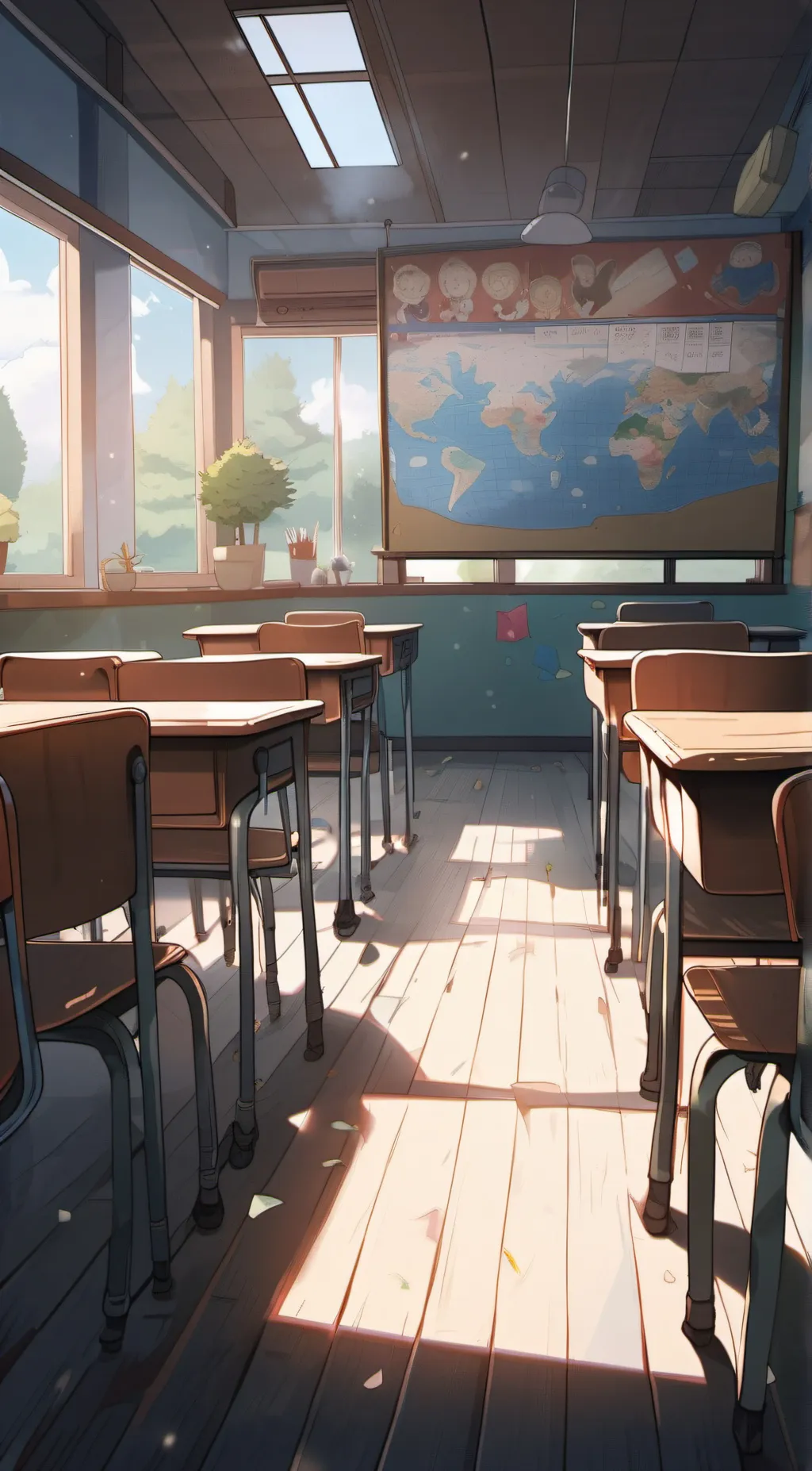 ai character: Mha Class background