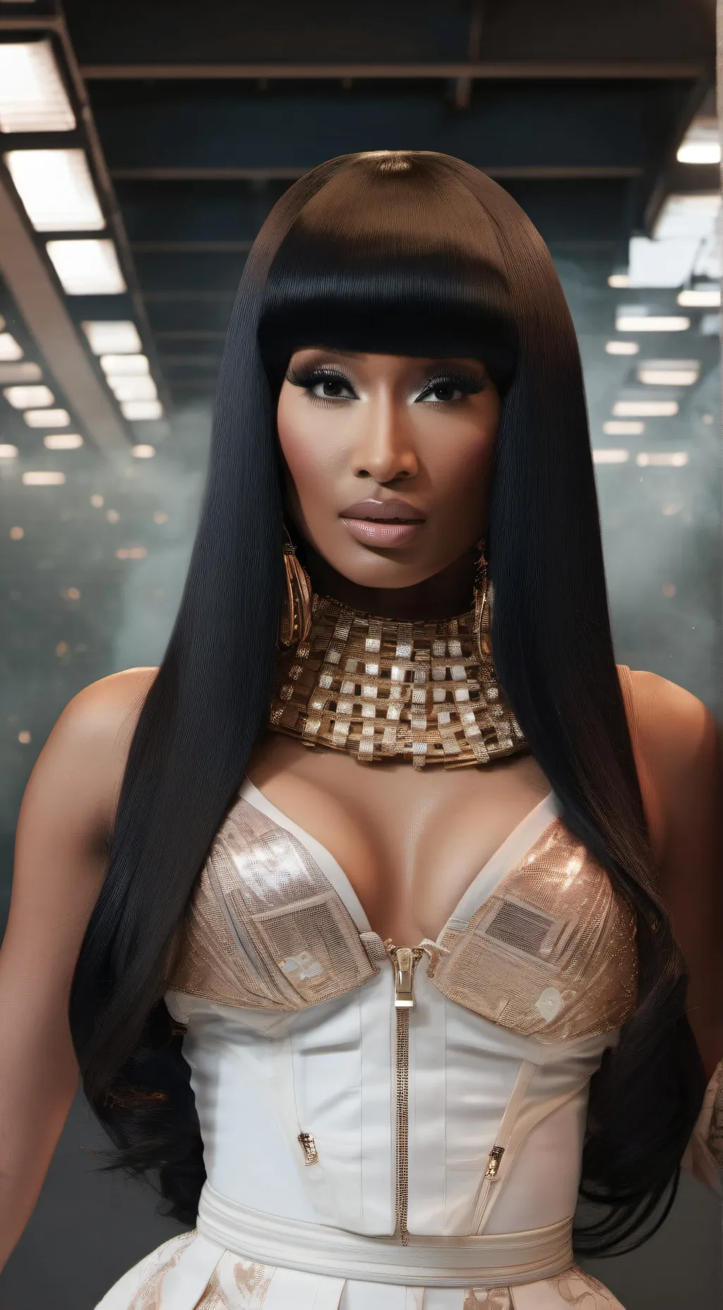 ai character: Nicki Minaj  background