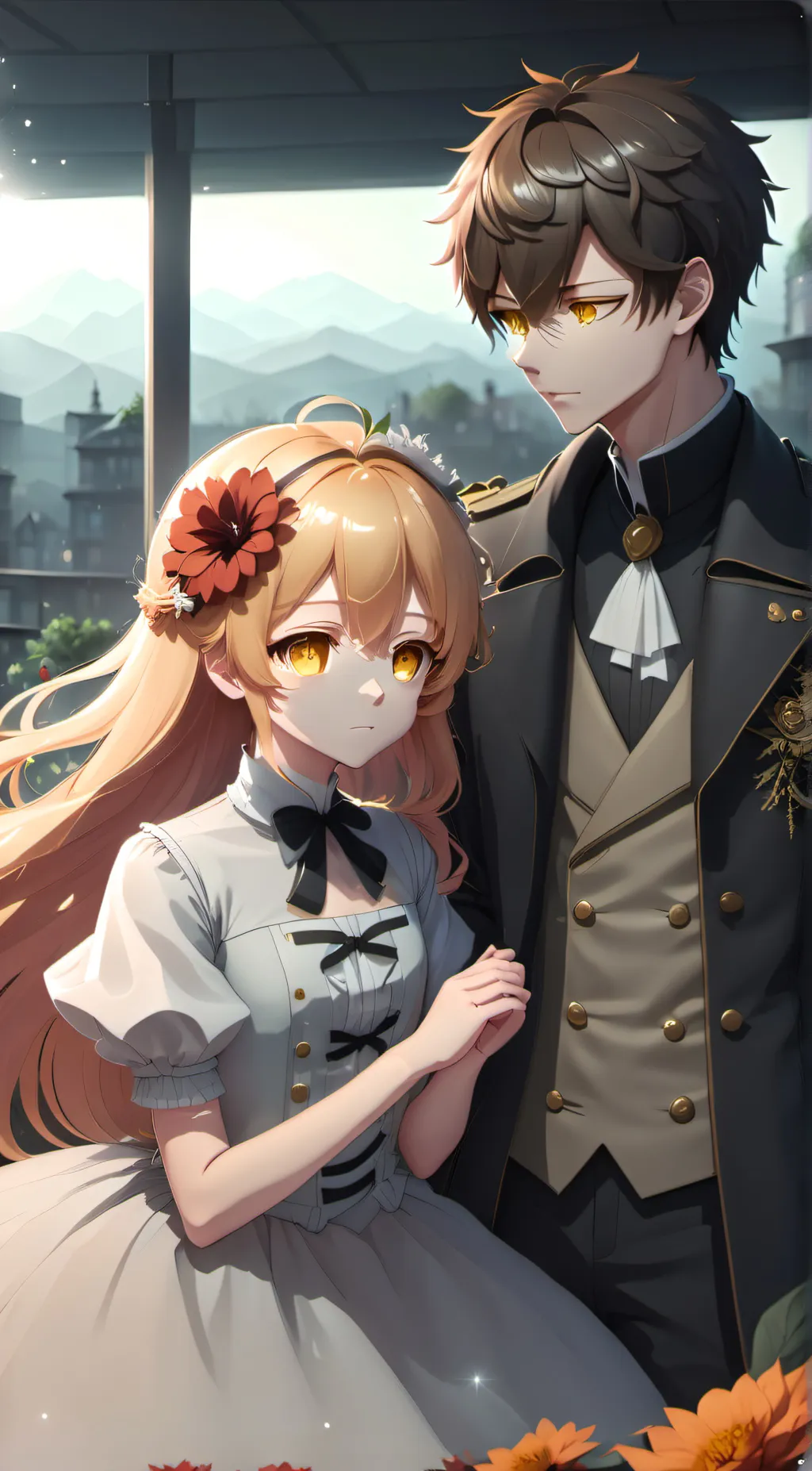 ai character: Tulisa and Alex  background