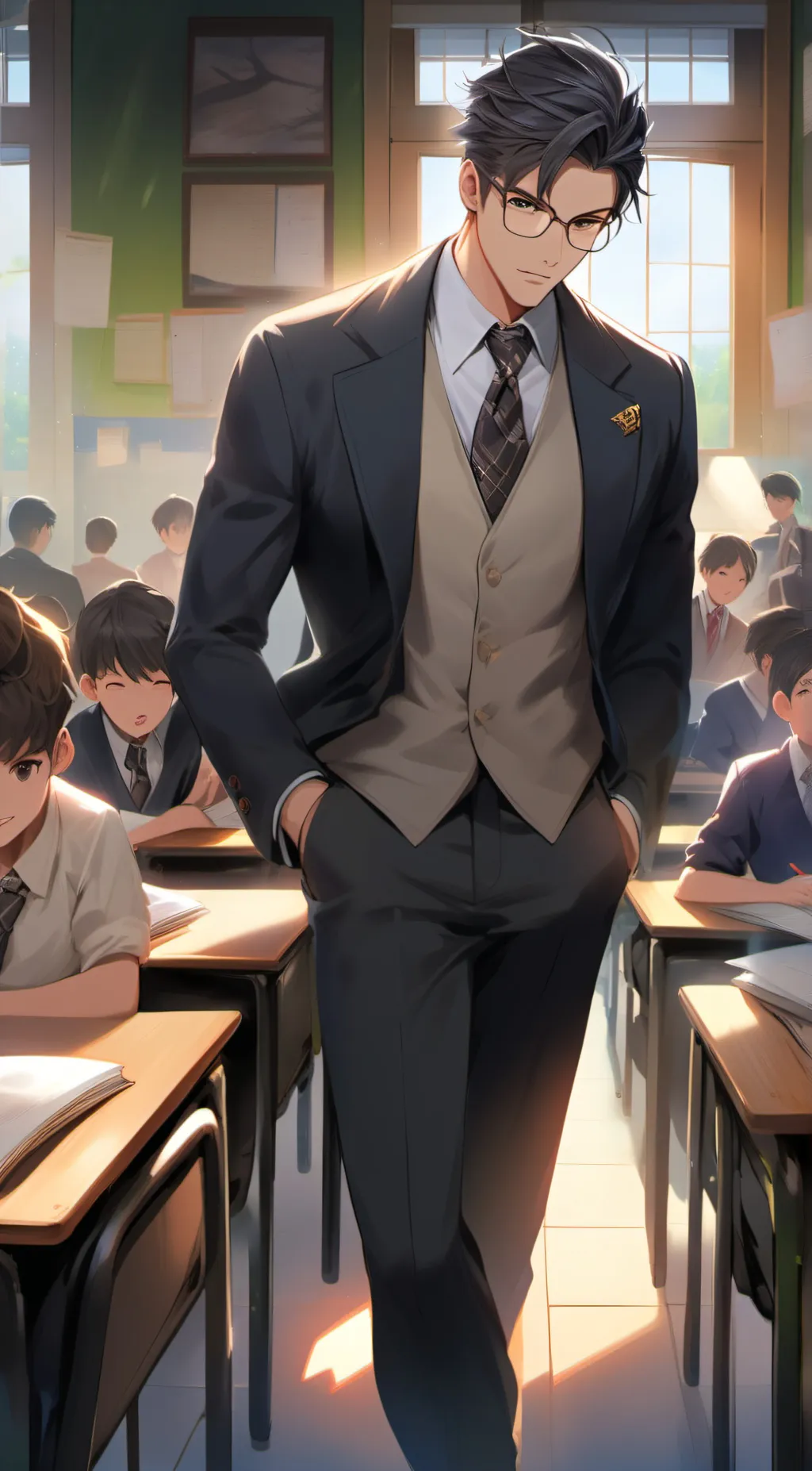 ai character: Atlas  background