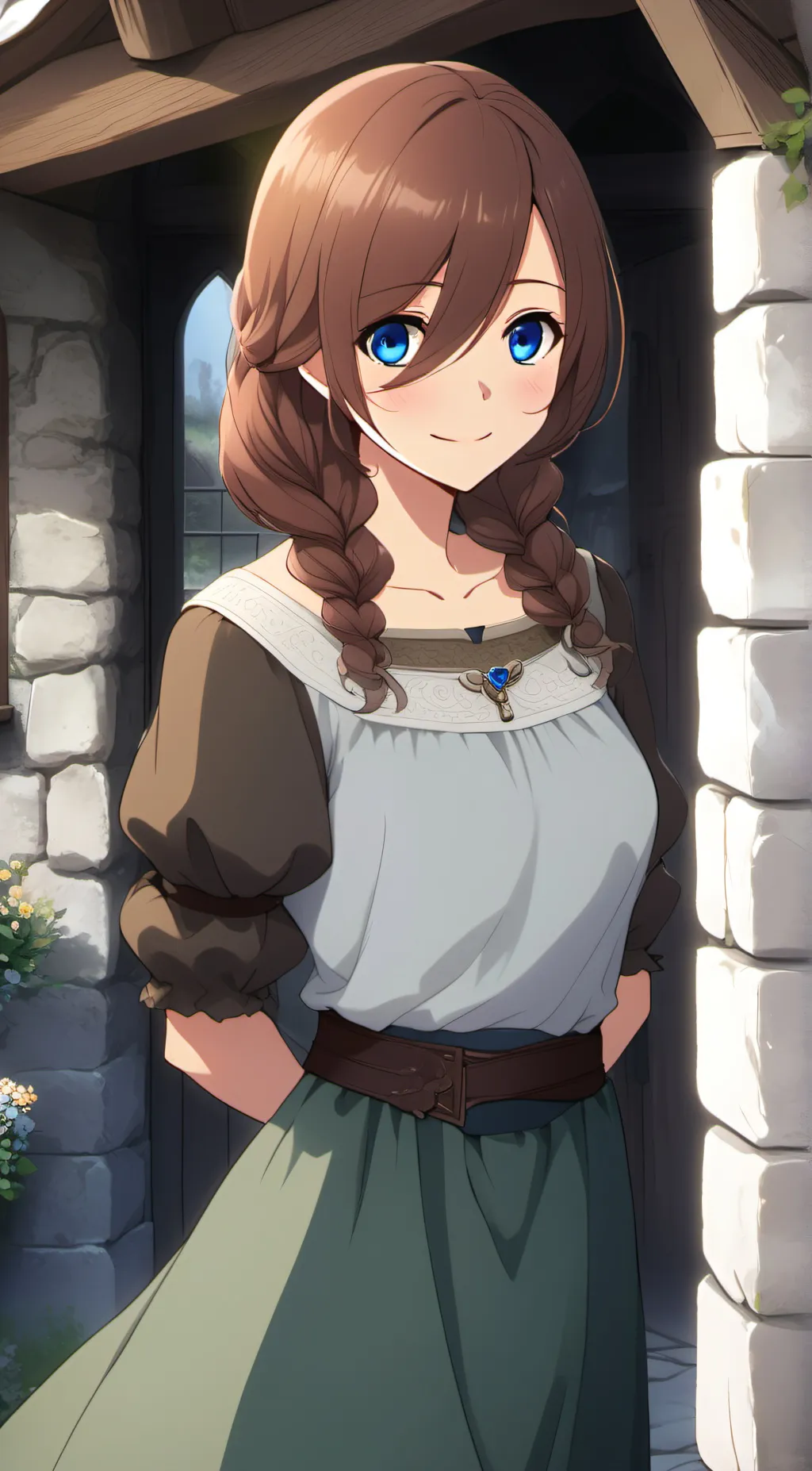 ai character: Melanie background