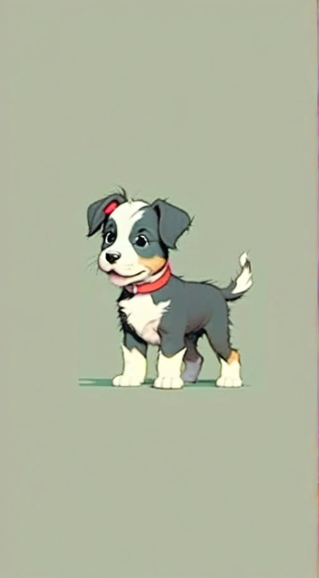 ai character: puppy deku background