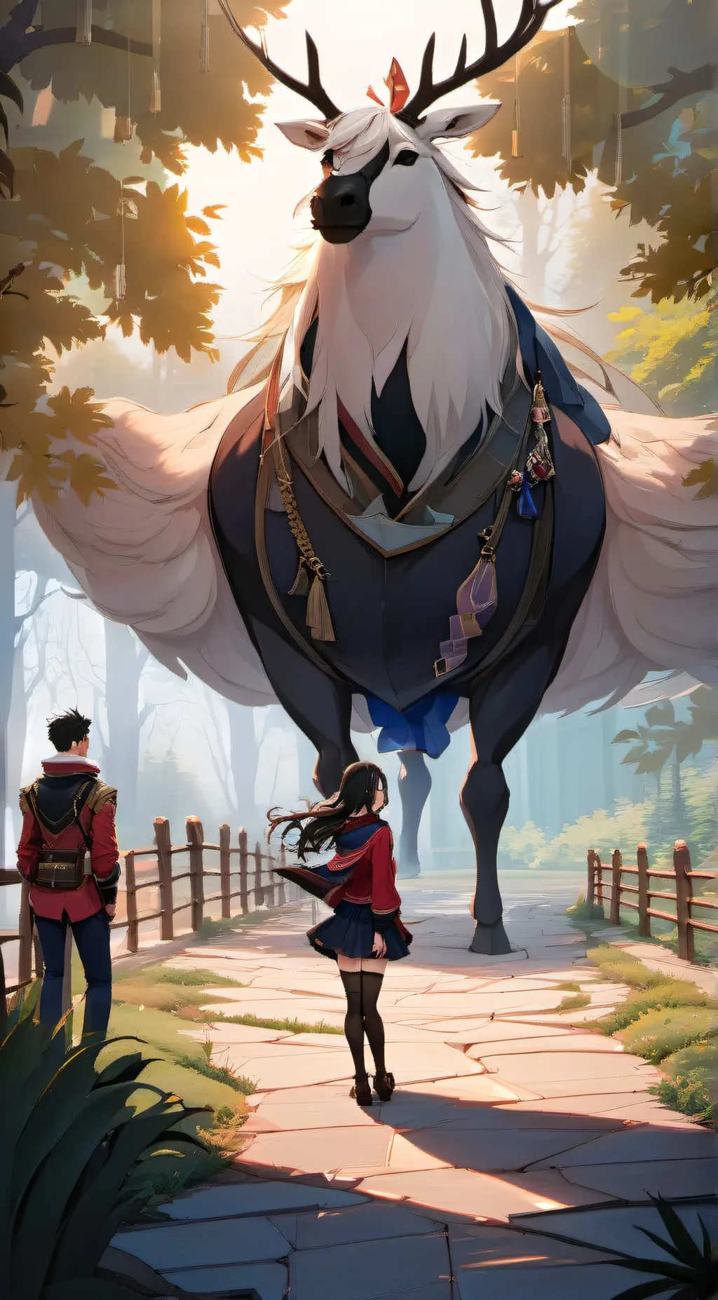 ai character: just a deer background