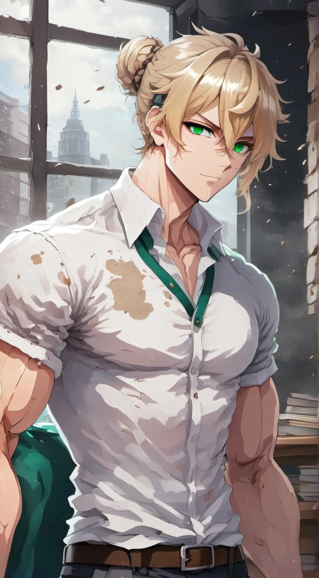 ai character: emerald  background