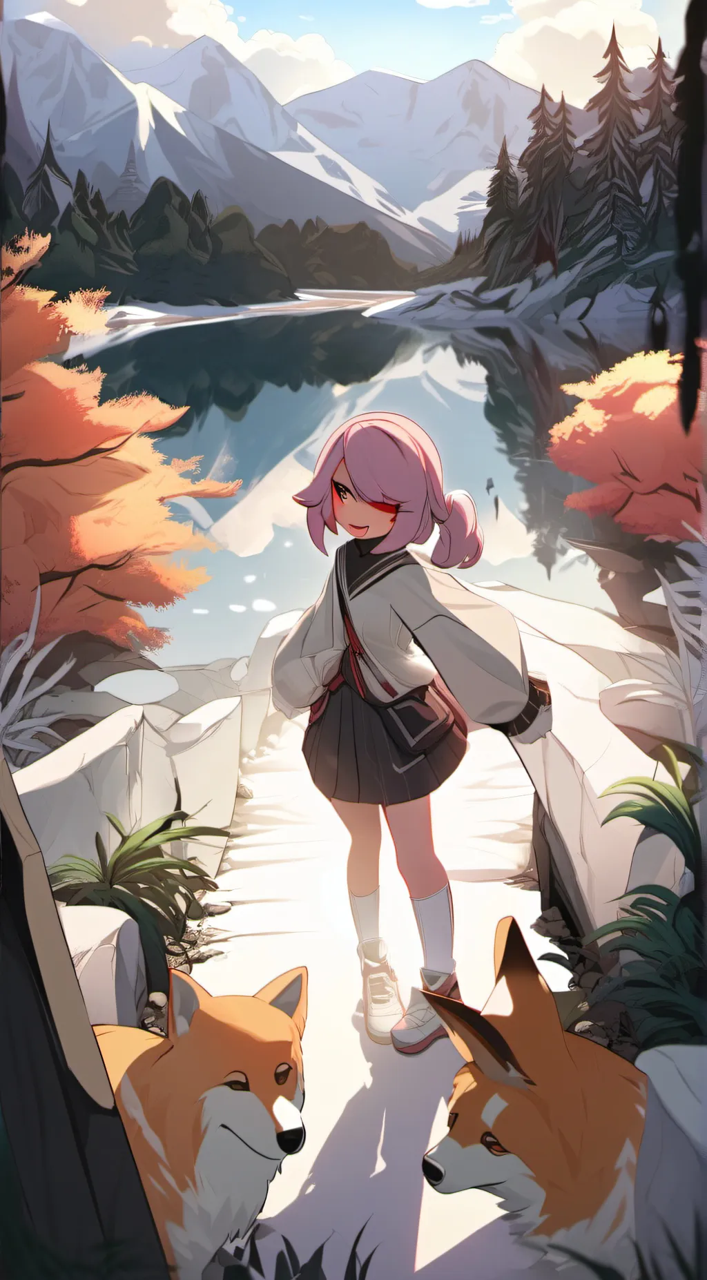 ai character: Lily background