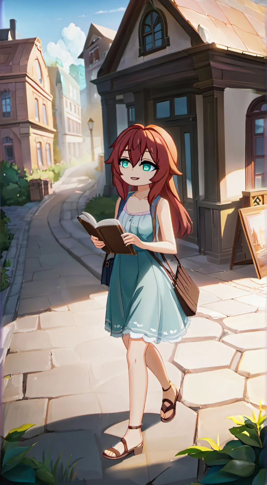 ai character: Yune  background