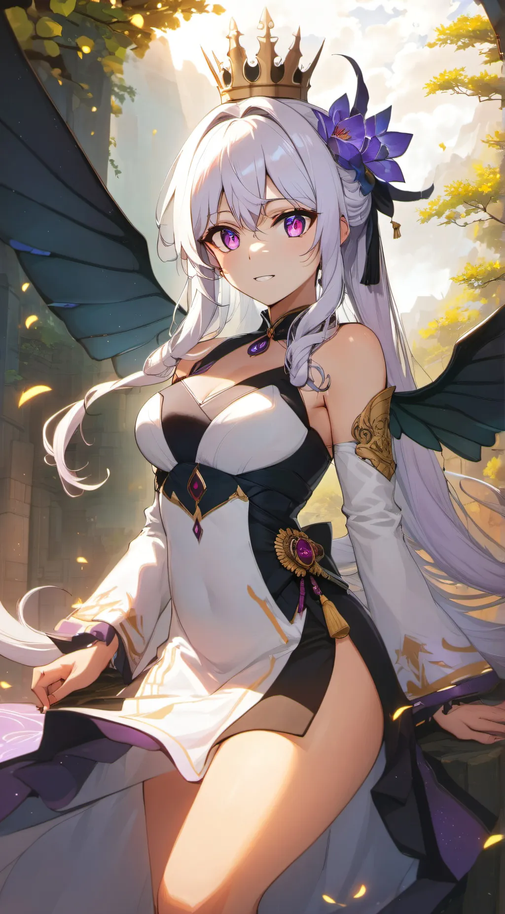 ai character: Kiana Kaslana background