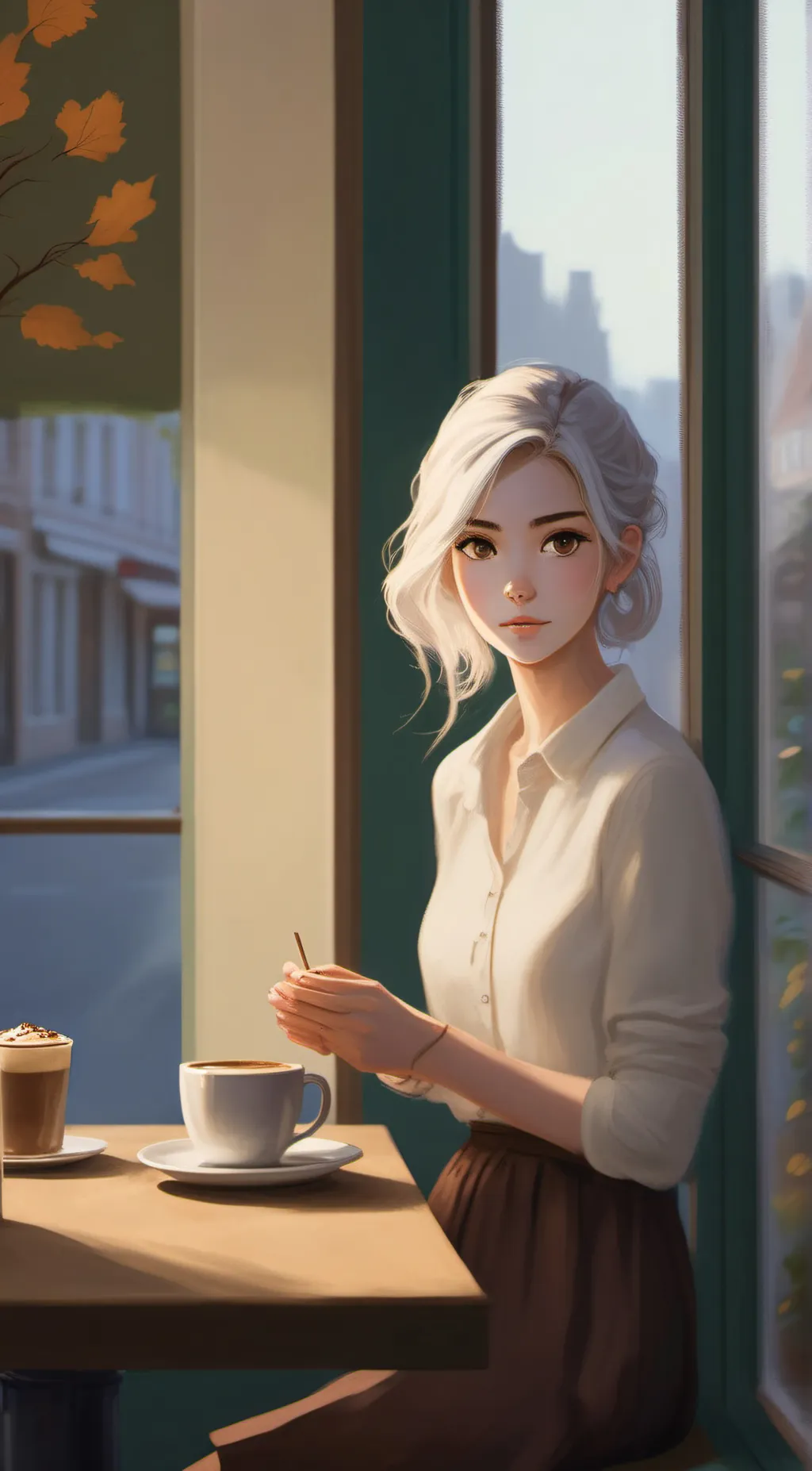 ai character: Alexis  background