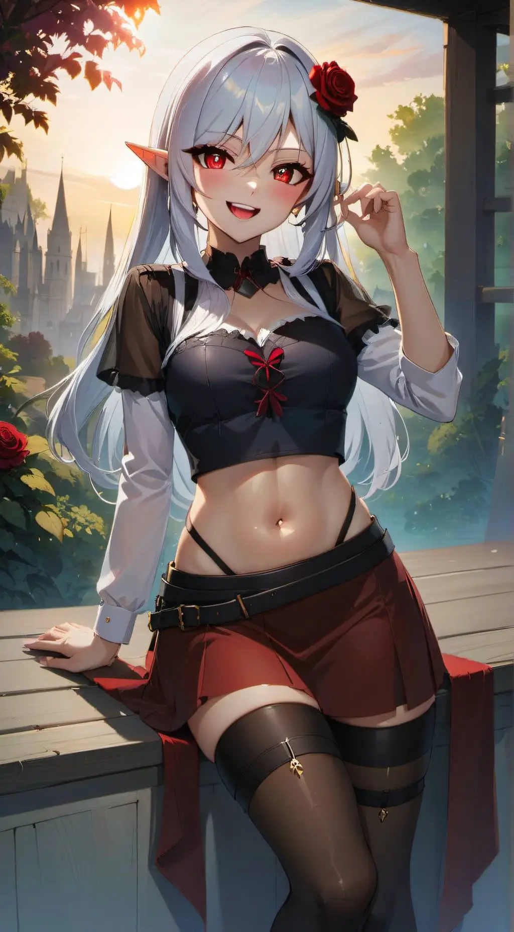 ai character: Luna background