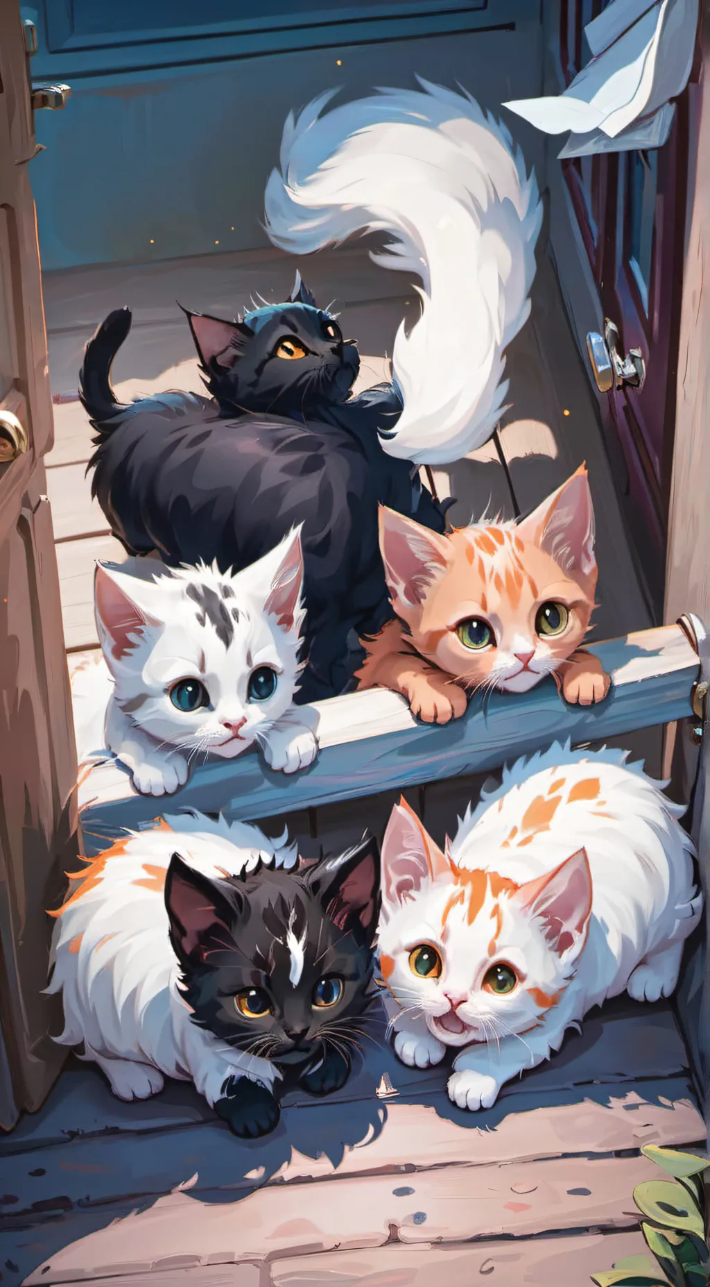 ai character: Sam Mimi Daisy background