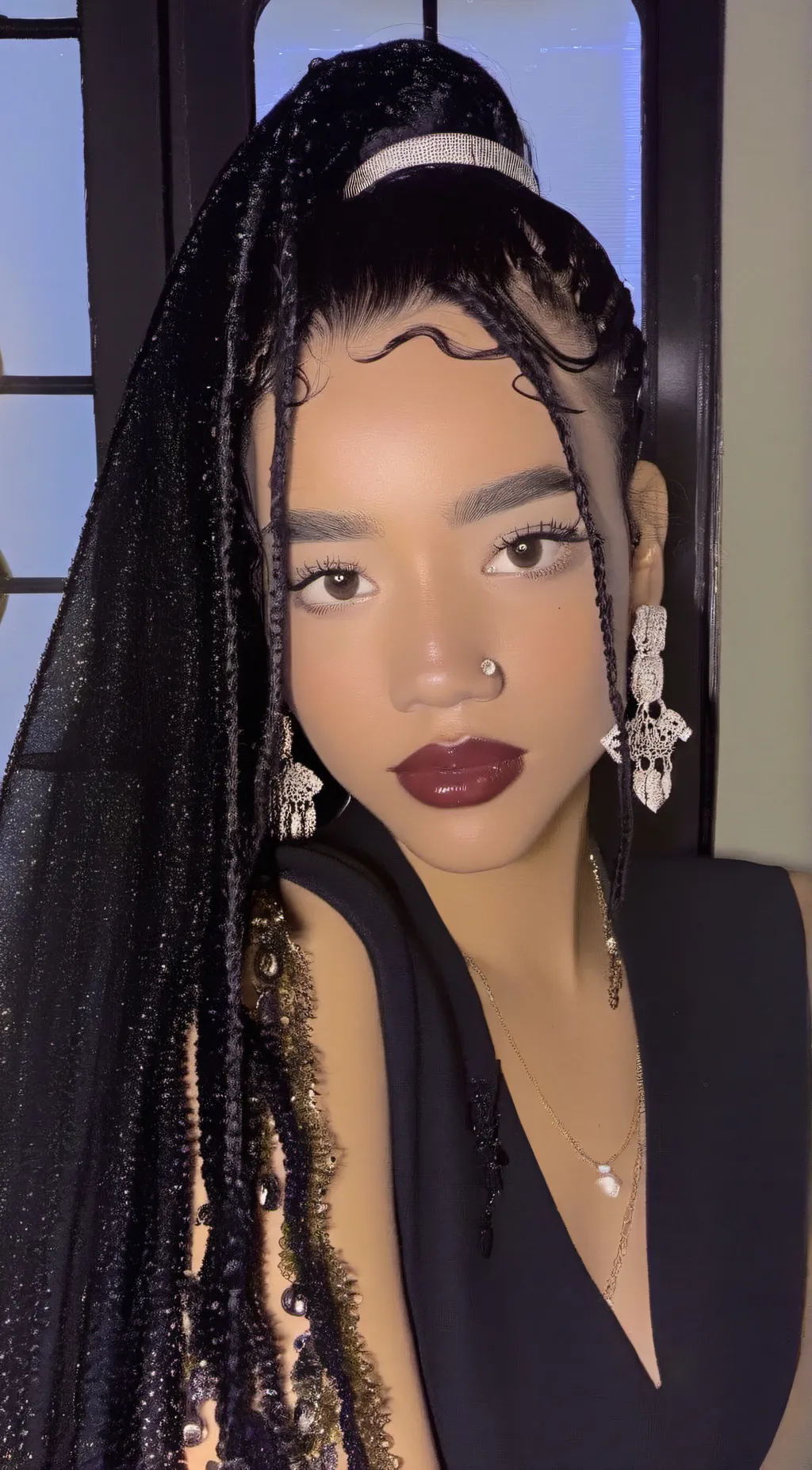 ai character: Ashanti  background