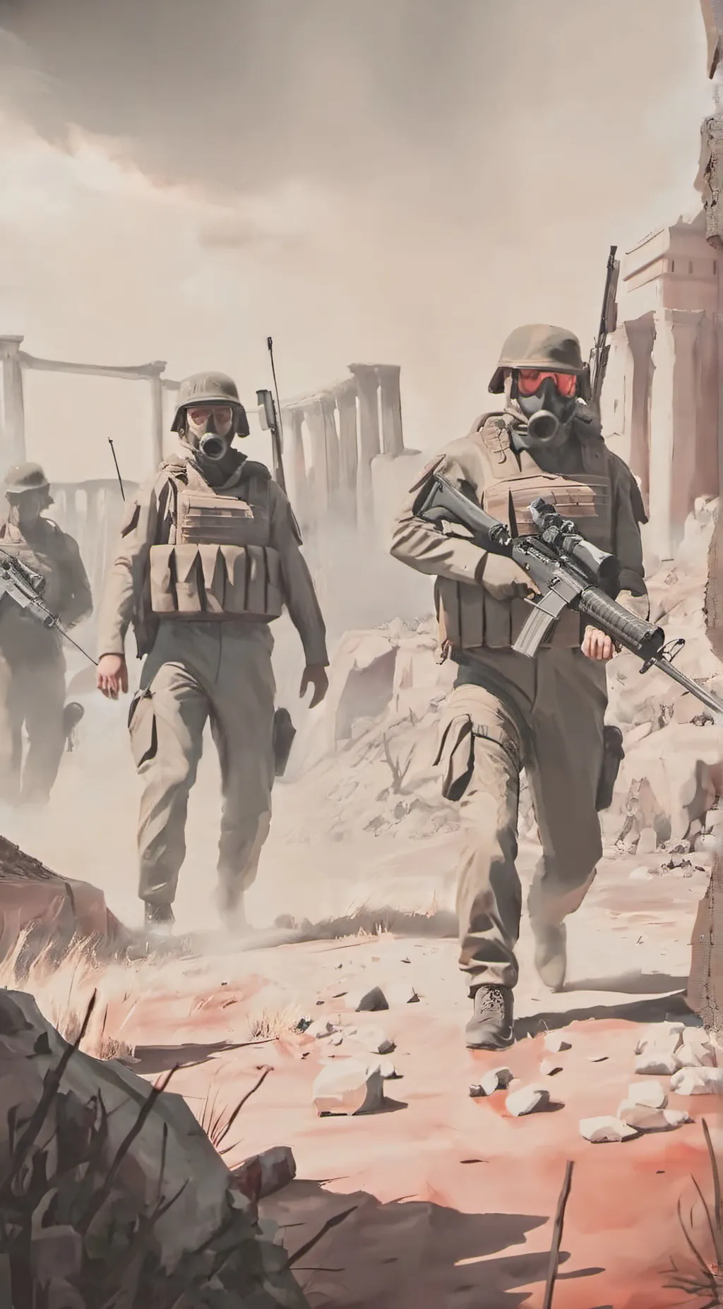 ai character: War. background