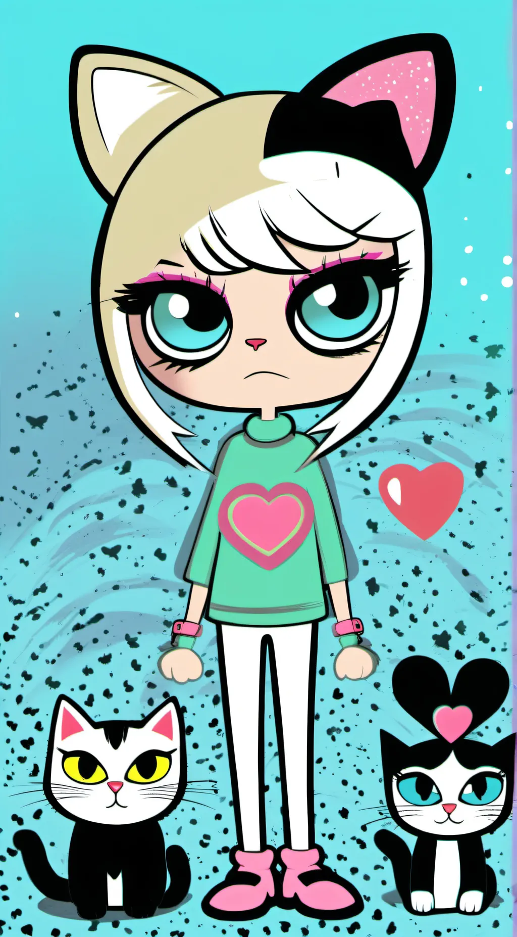 ai character: love  background