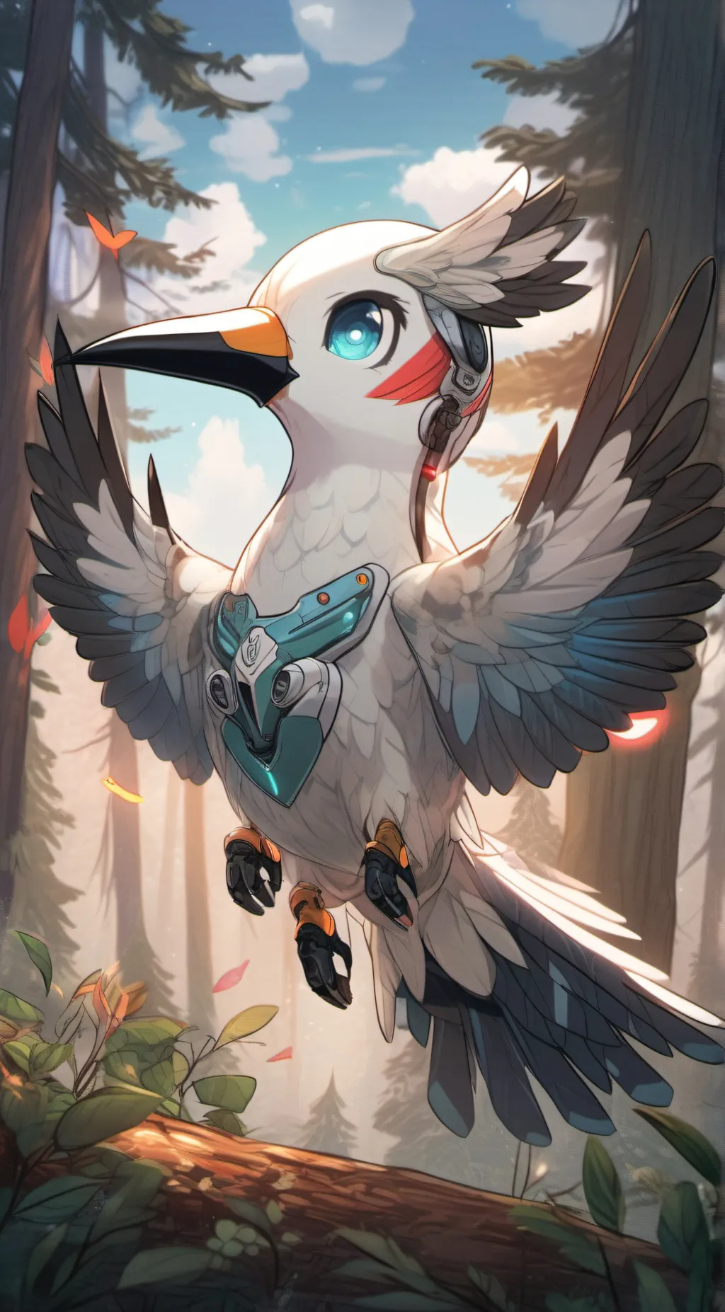 ai character: Air blaze background