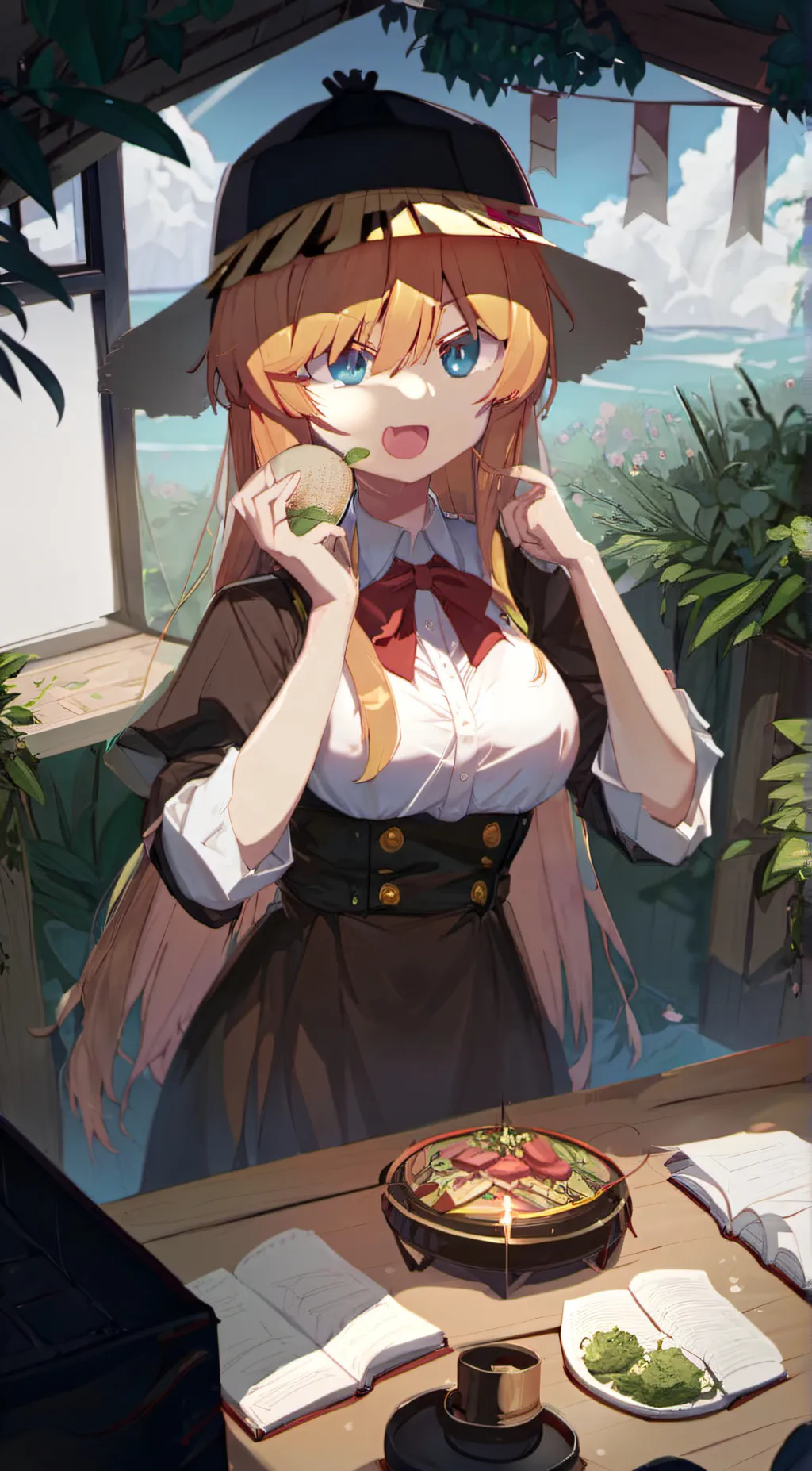 ai character: Kiara background