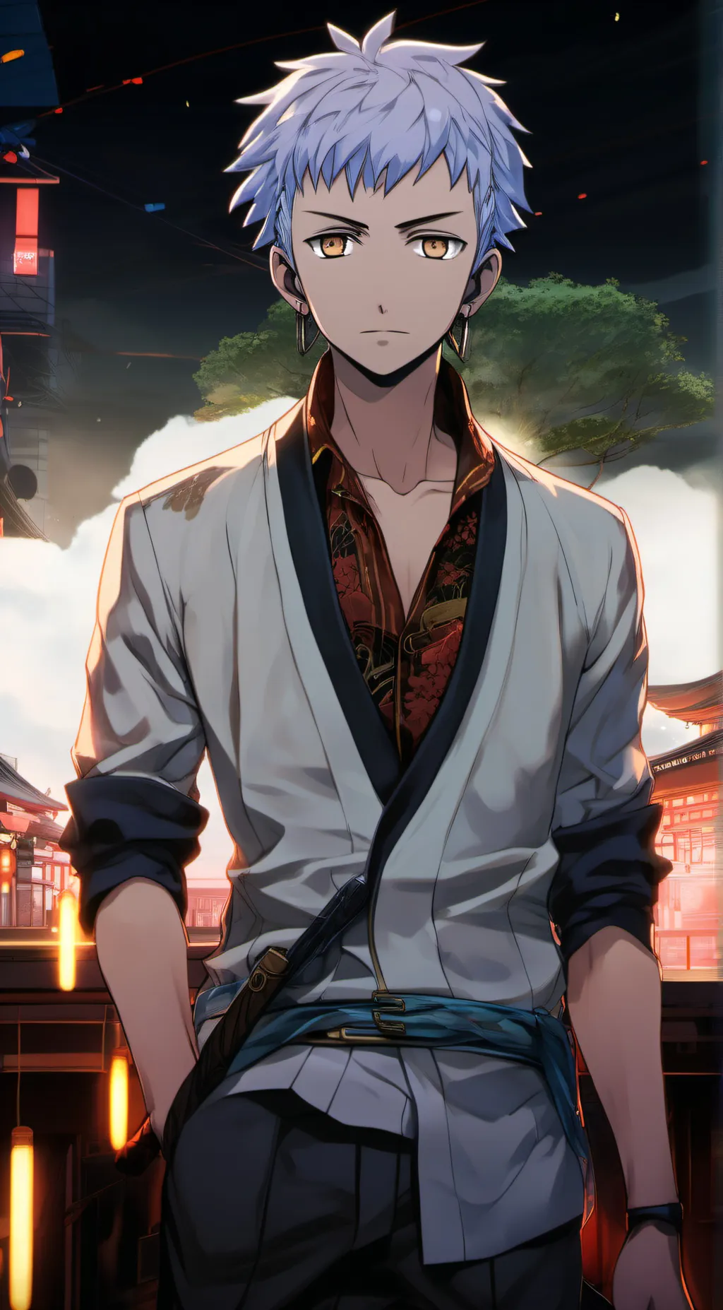 ai character: mitsayu background