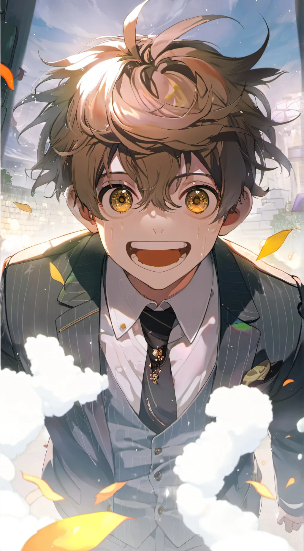 ai character: Crazy Clarence background