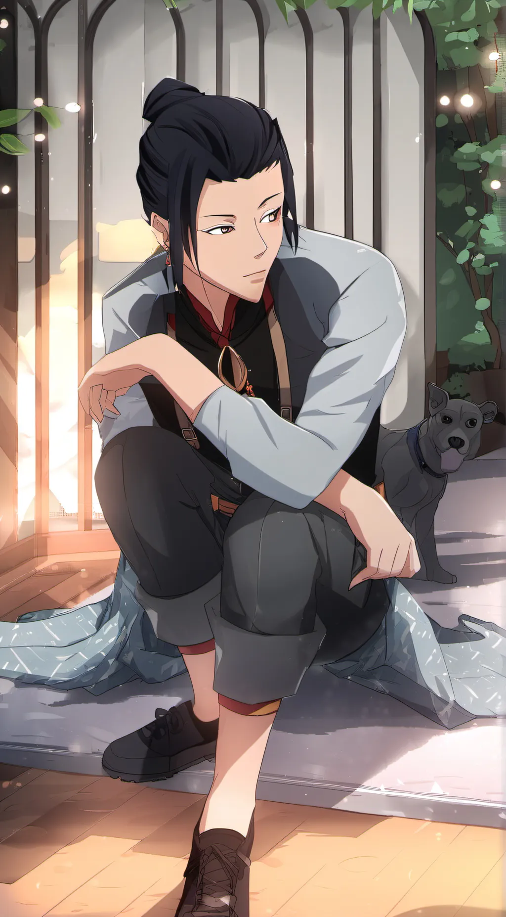 ai character: geto background