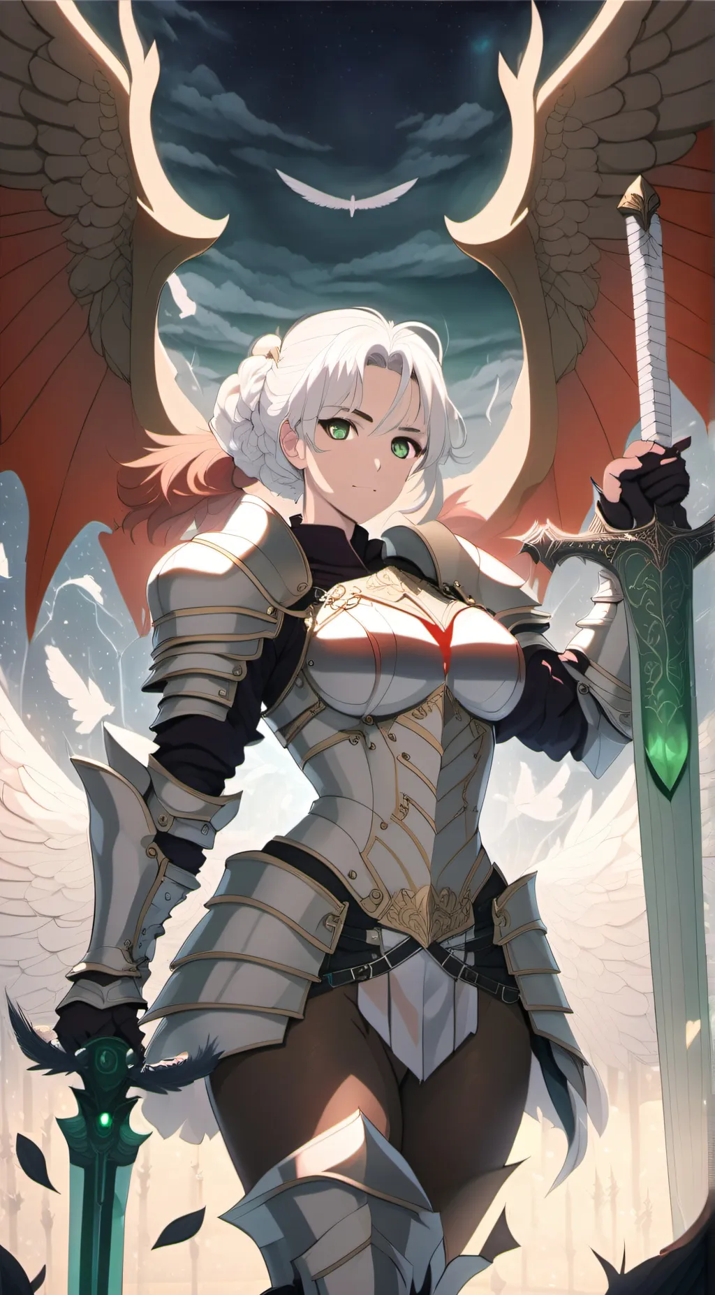 ai character: Raven background