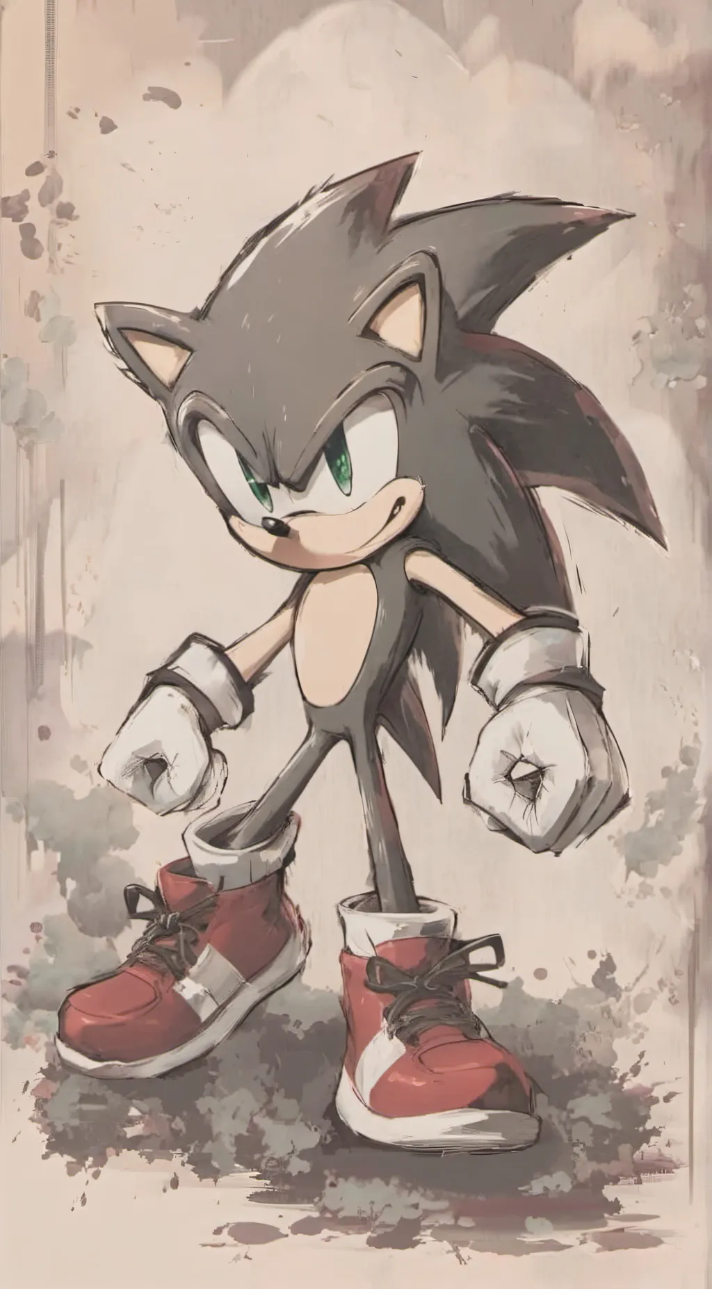 ai character: Mha X Sonic background