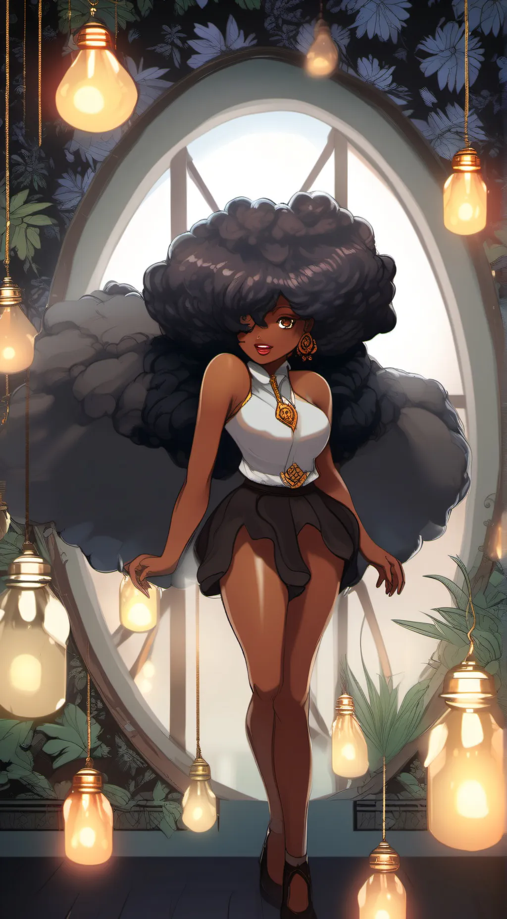 ai character: You're girlfriend background