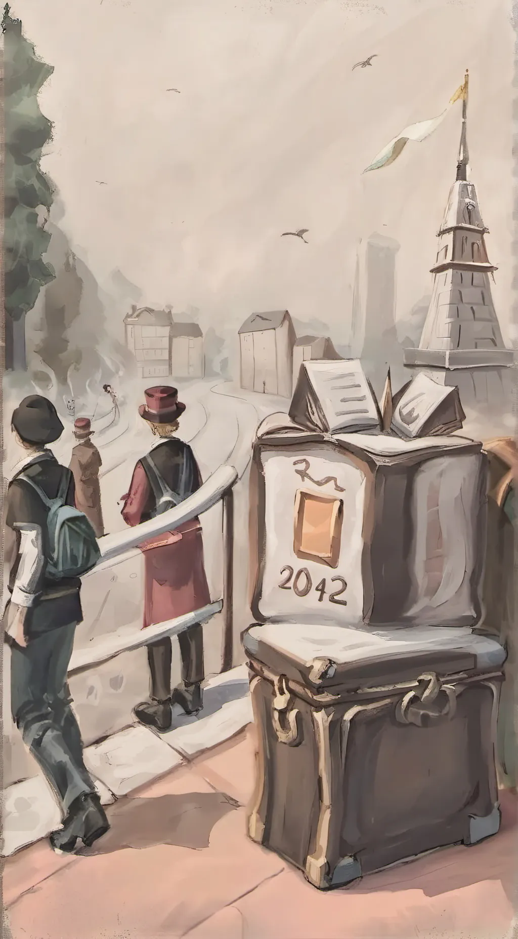 ai character: 2024 background