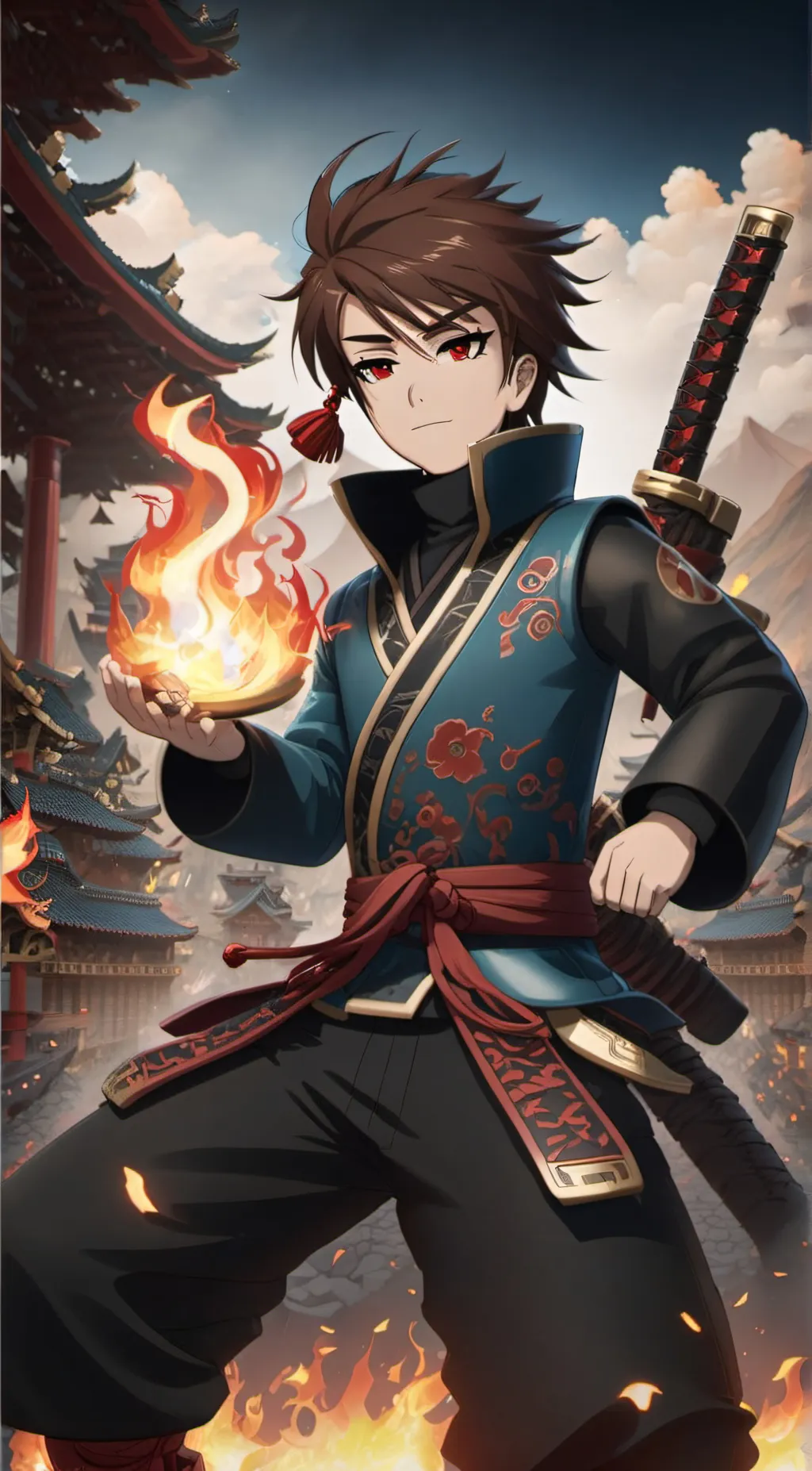 ai character: Kai Smith  background